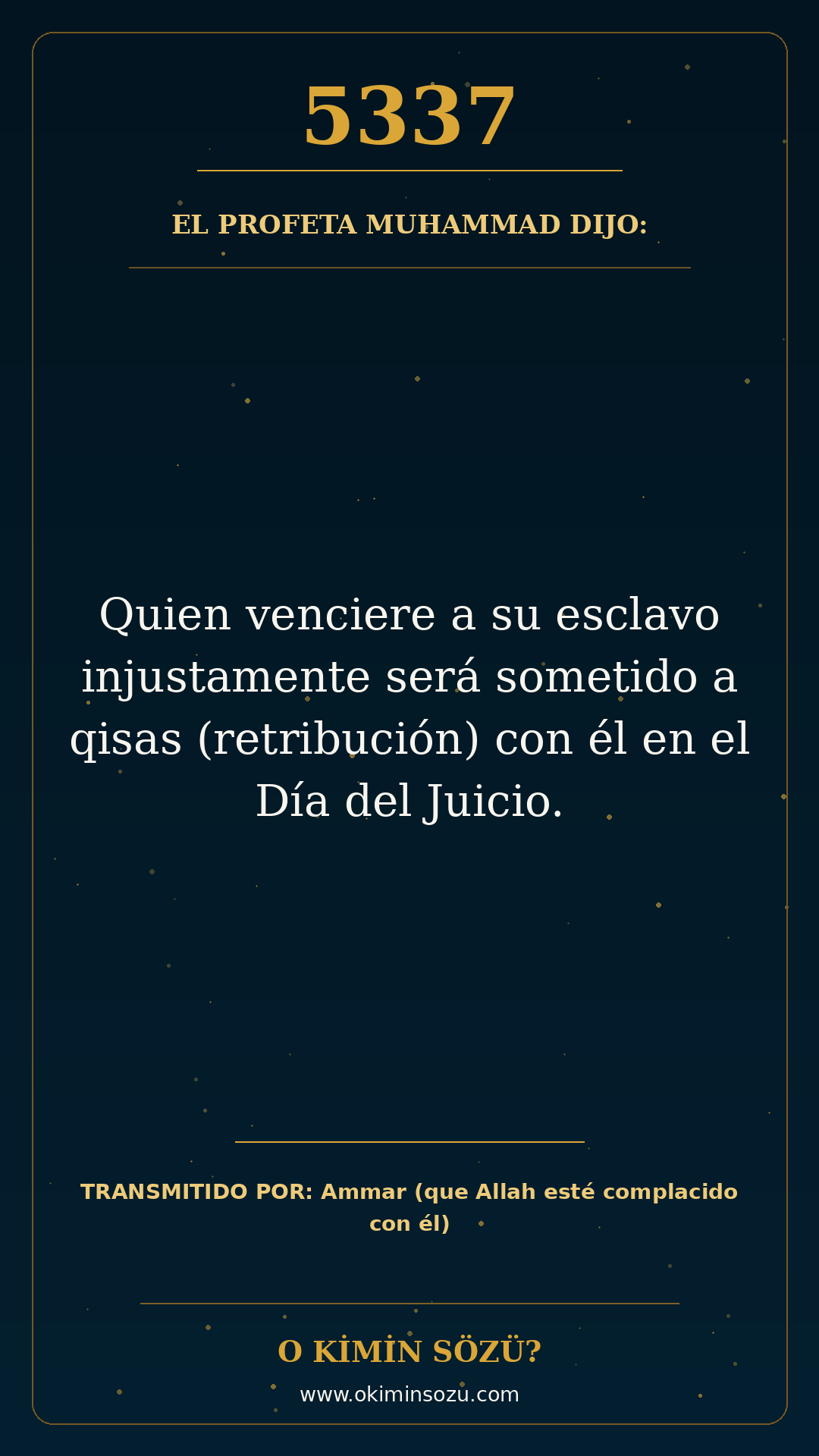hadis 5337 es