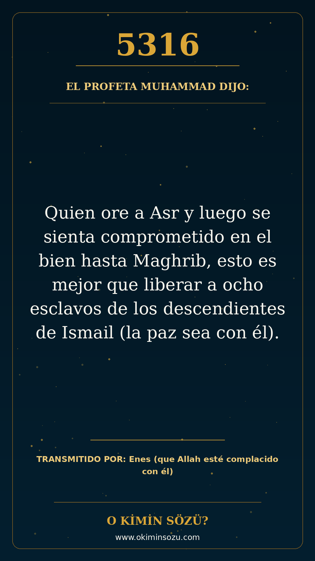hadis 5316 es