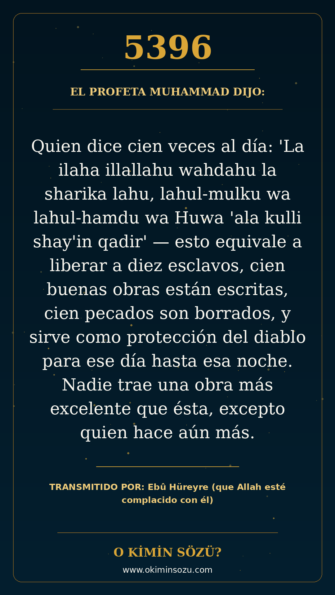 hadis 5396 es