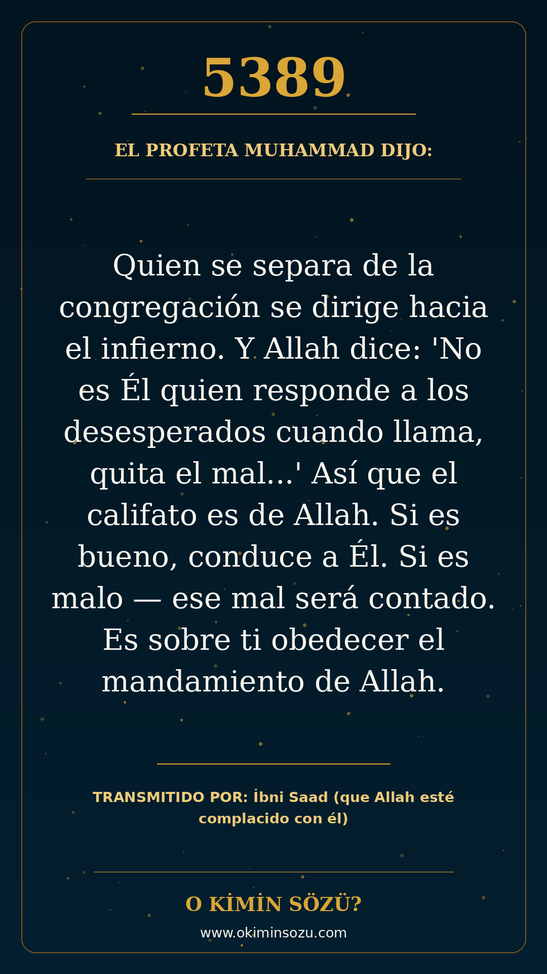 hadis 5389 es