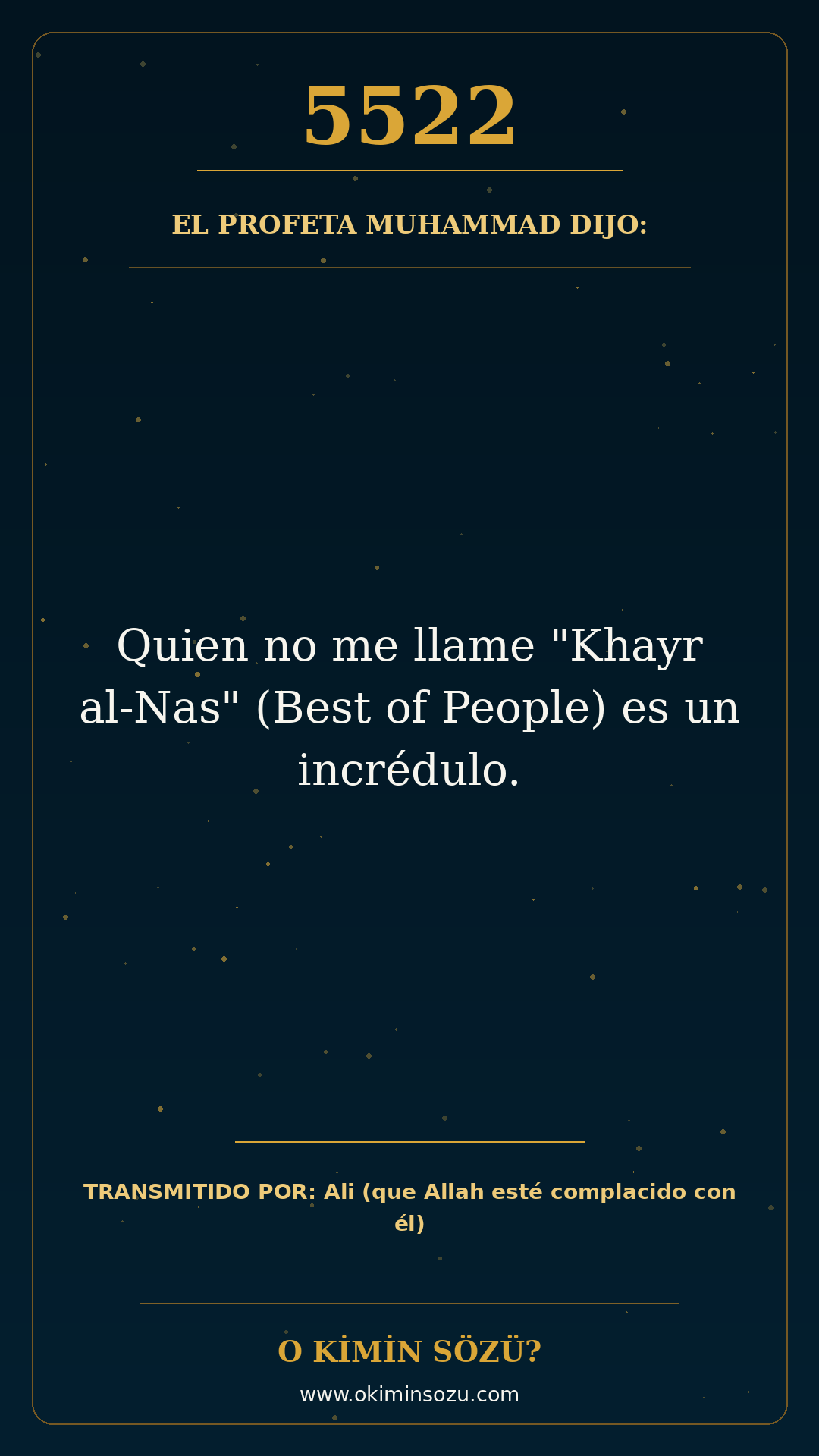 hadis 5522 es