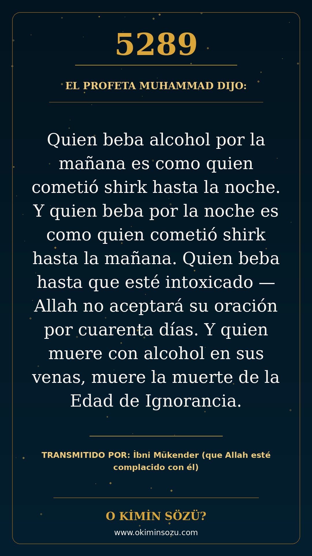 hadis 5289 es