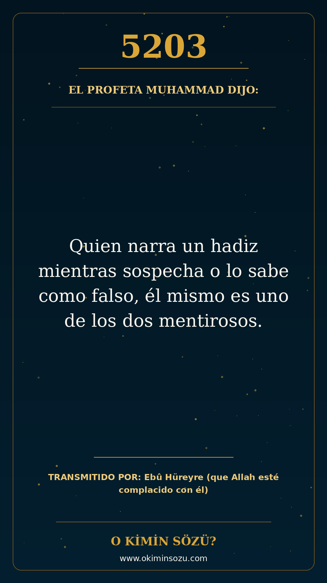hadis 5203 es