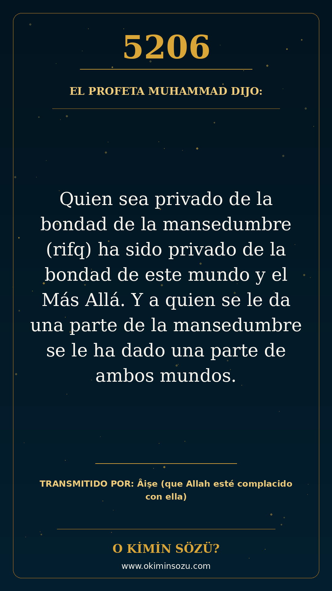 hadis 5206 es