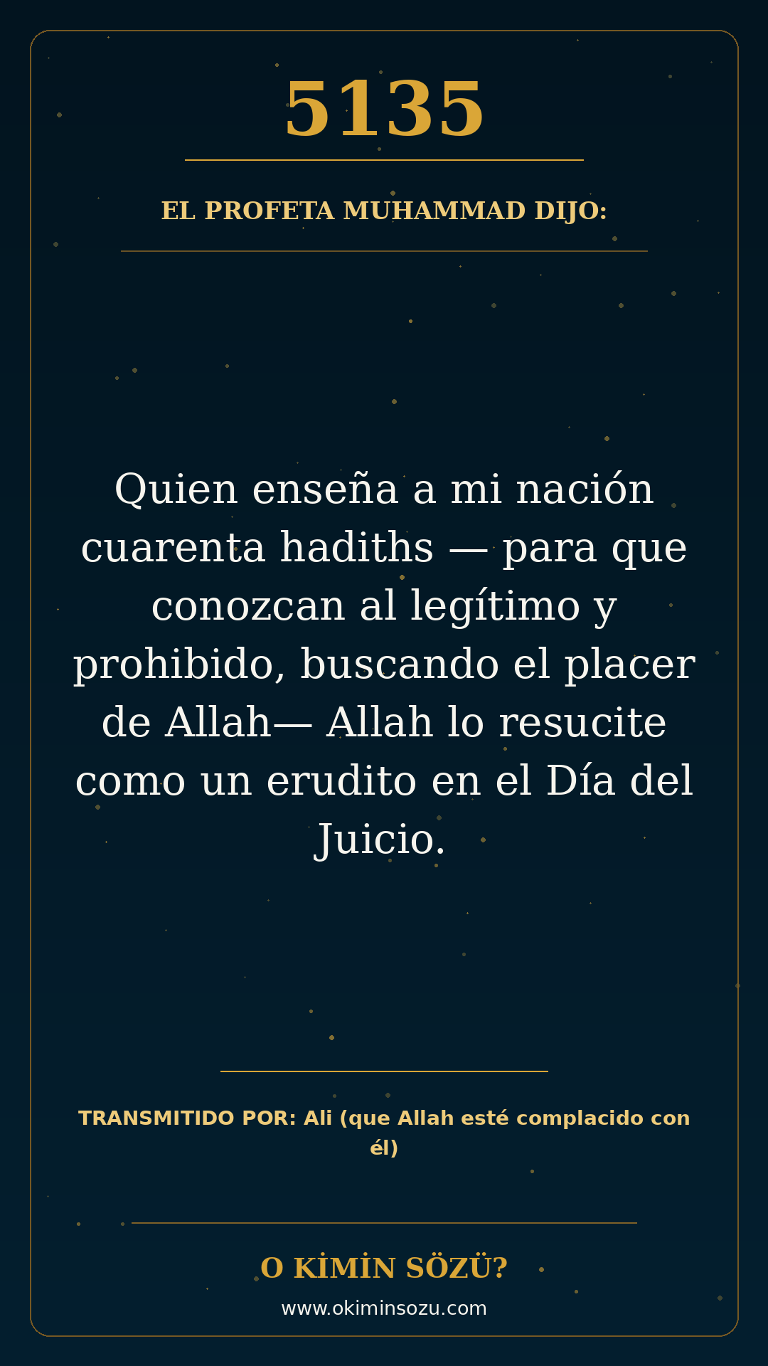 hadis 5135 es