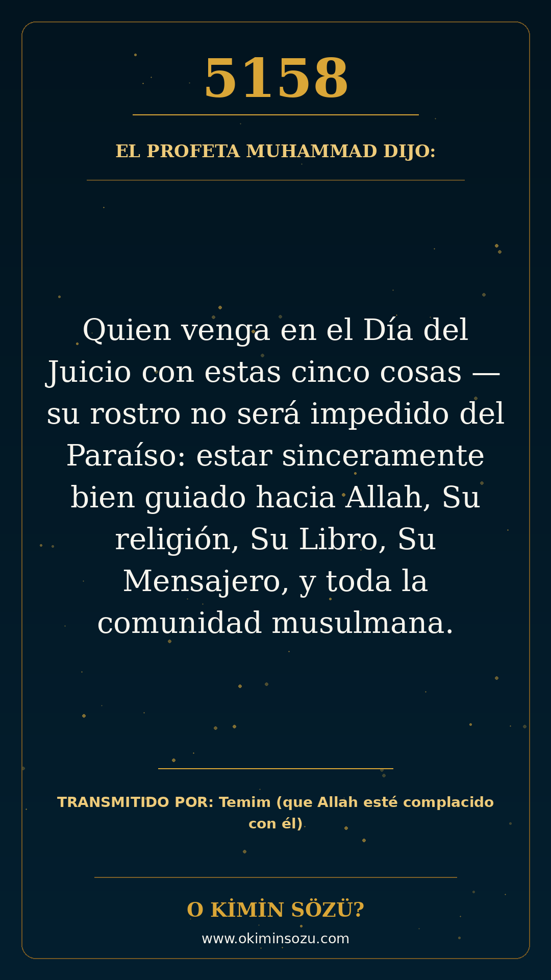 hadis 5158 es