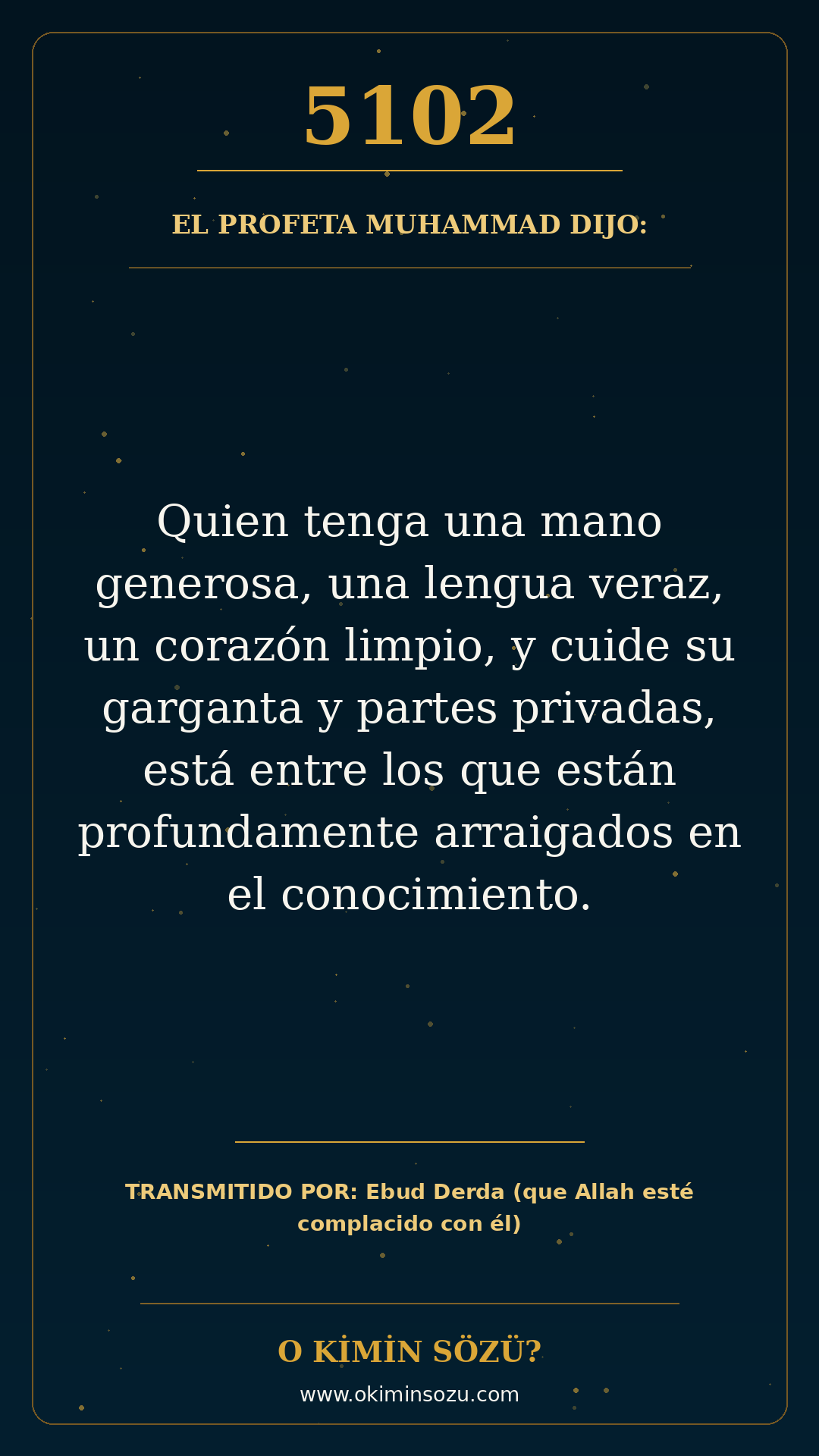 hadis 5102 es