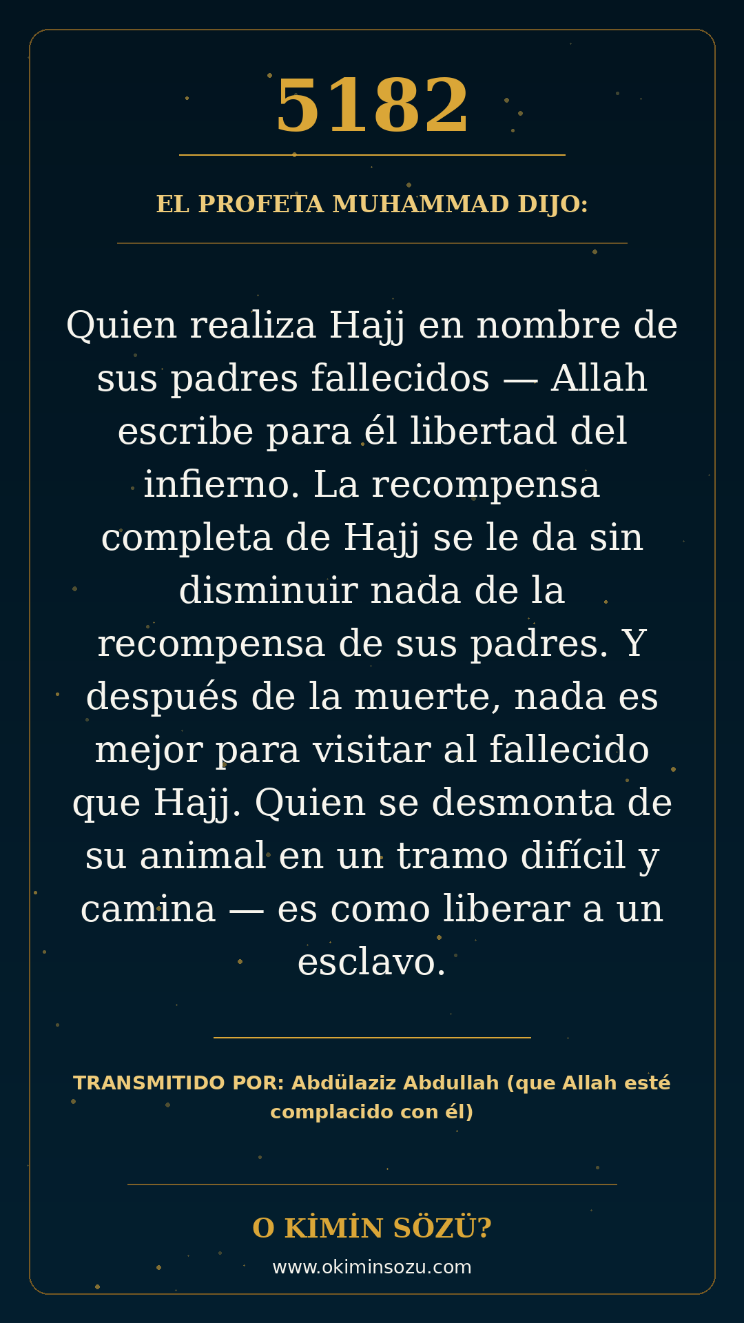hadis 5182 es