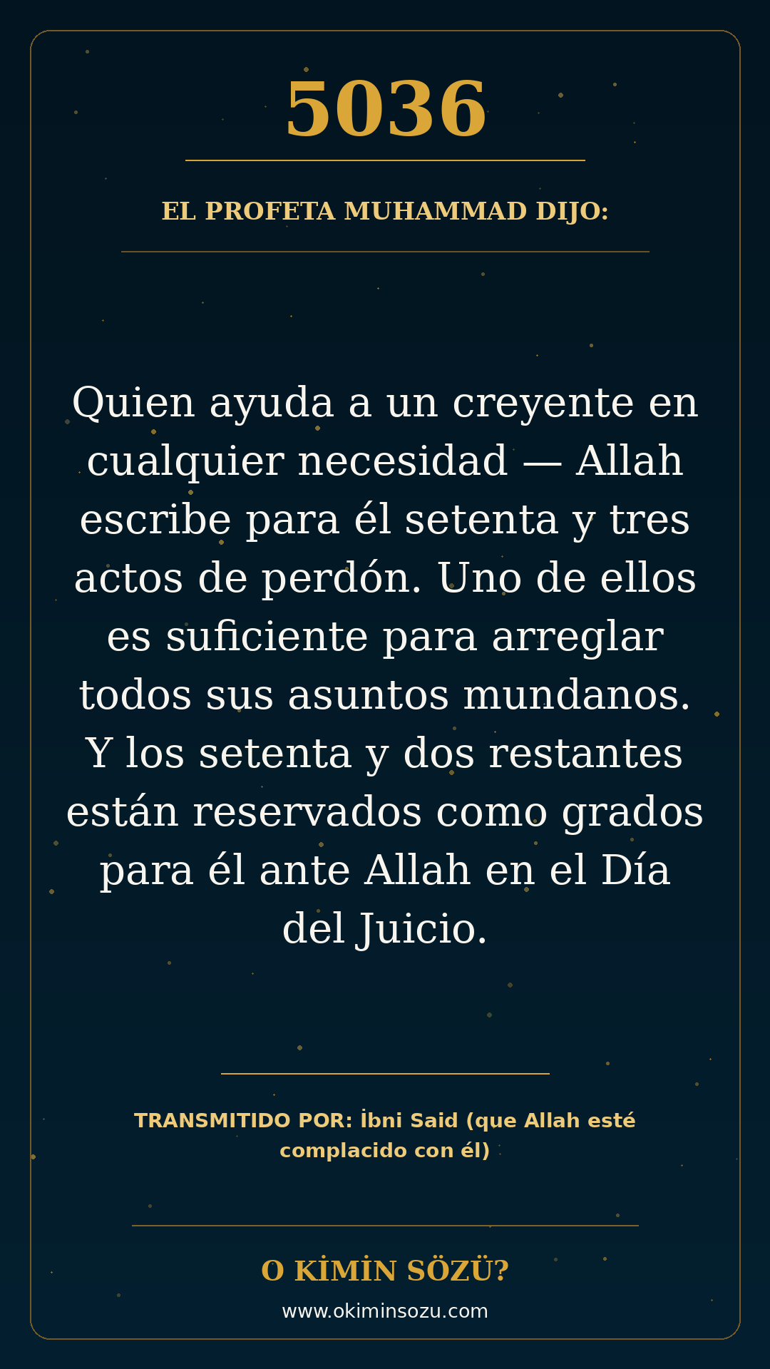 hadis 5036 es