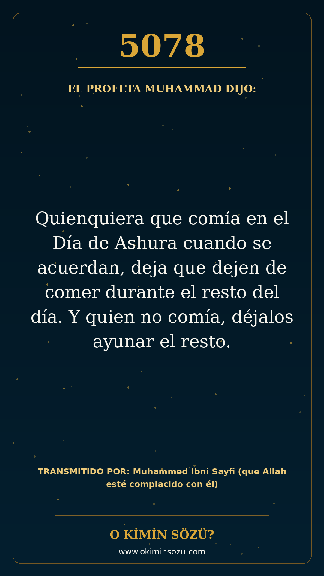 hadis 5078 es