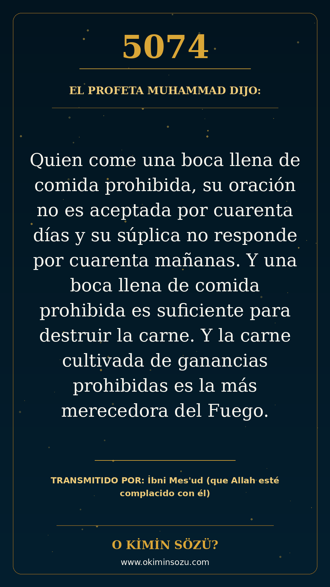hadis 5074 es