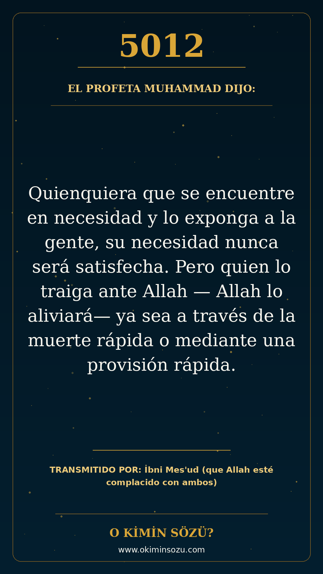 hadis 5012 es