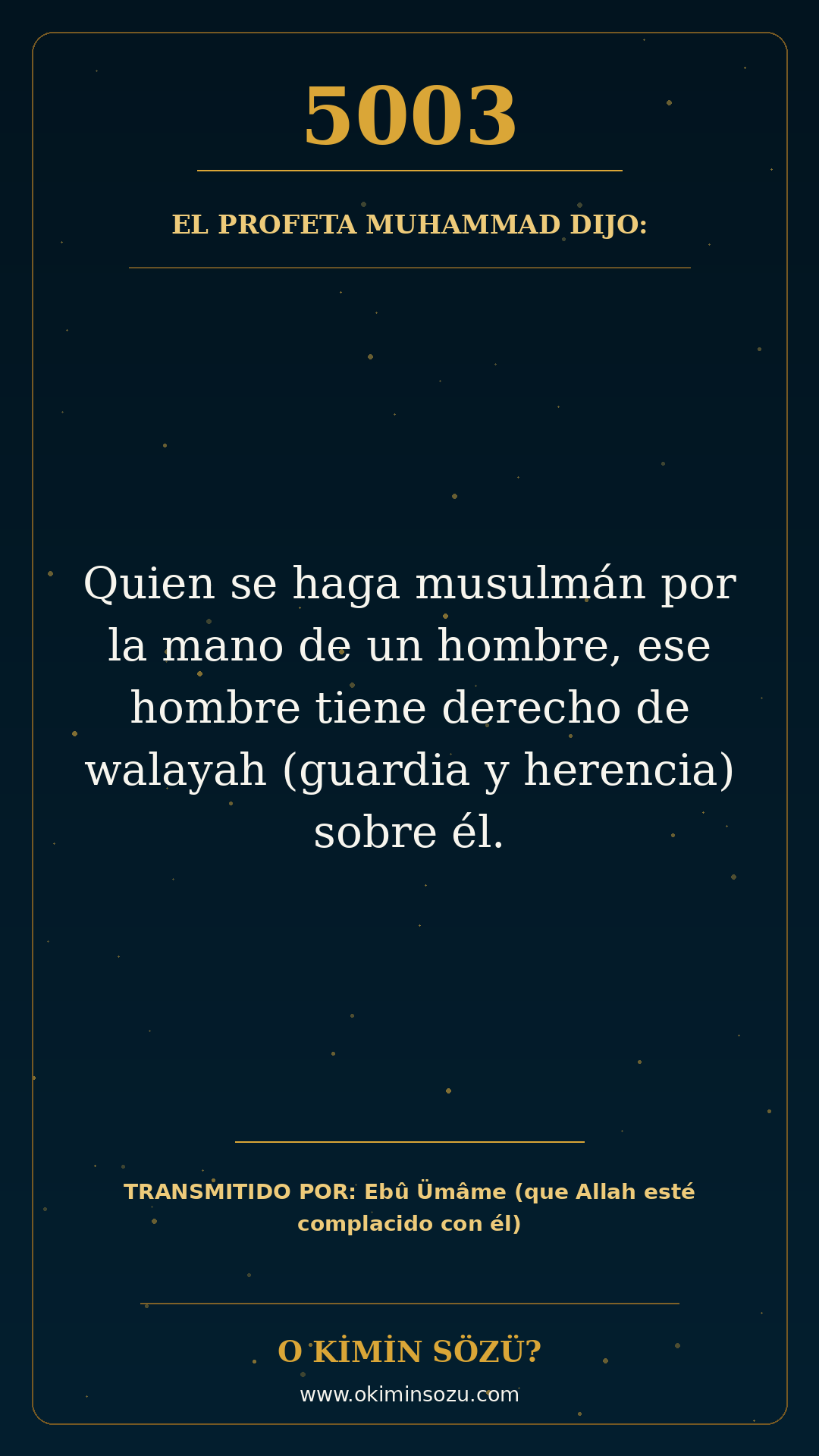 hadis 5003 es