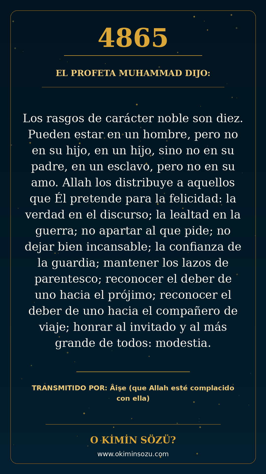 hadis 4865 es