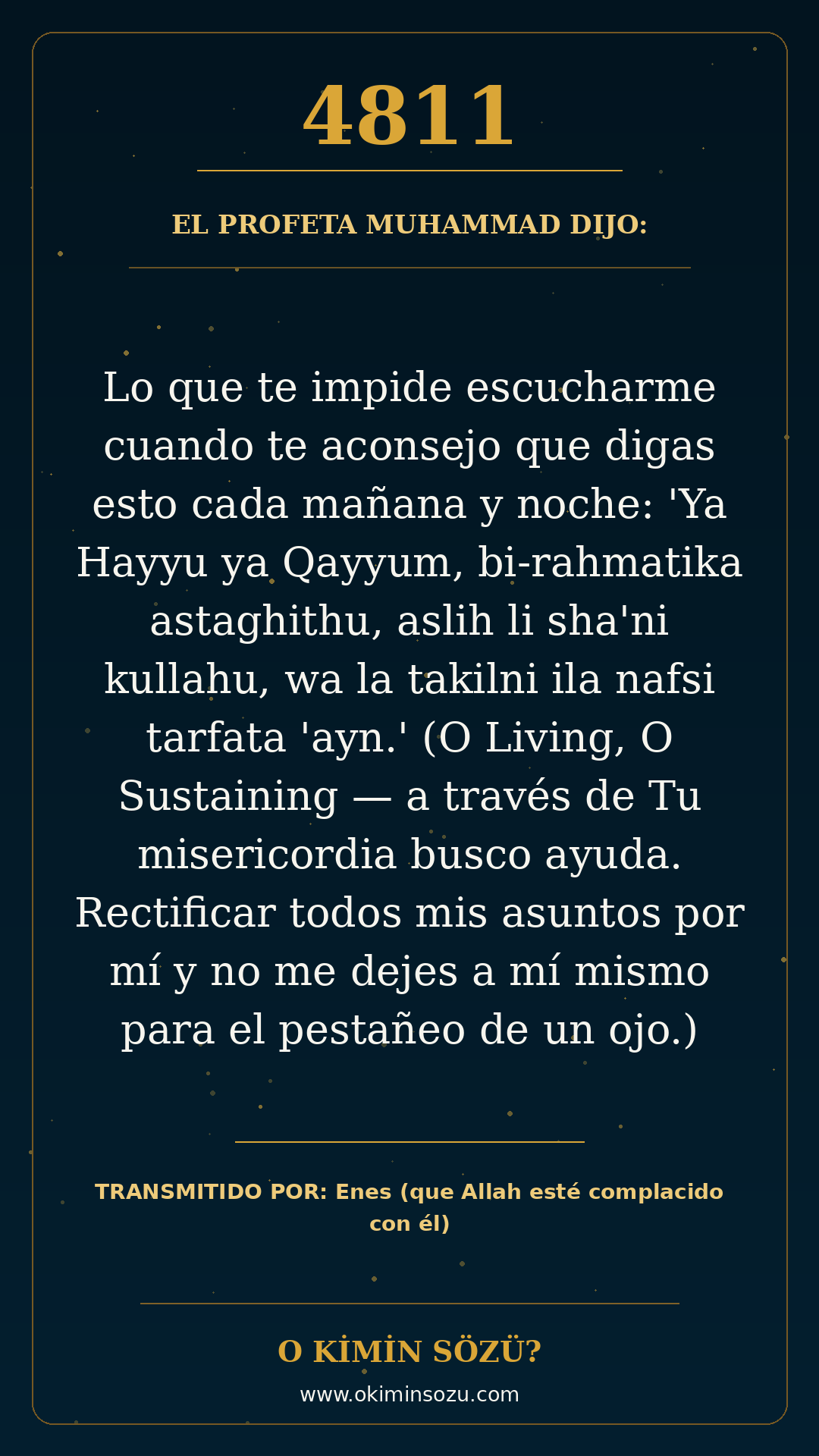 hadis 4811 es