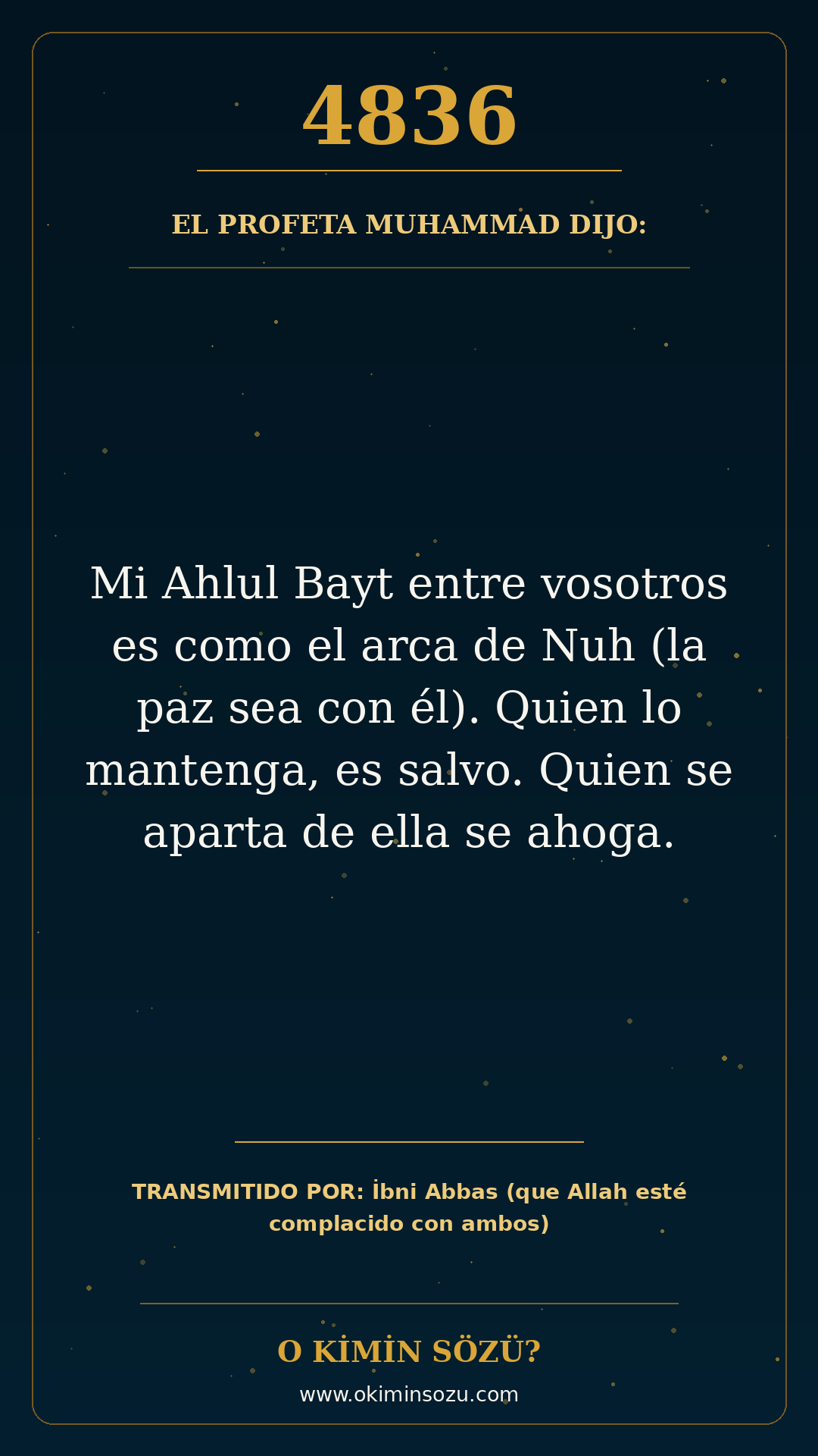 hadis 4836 es