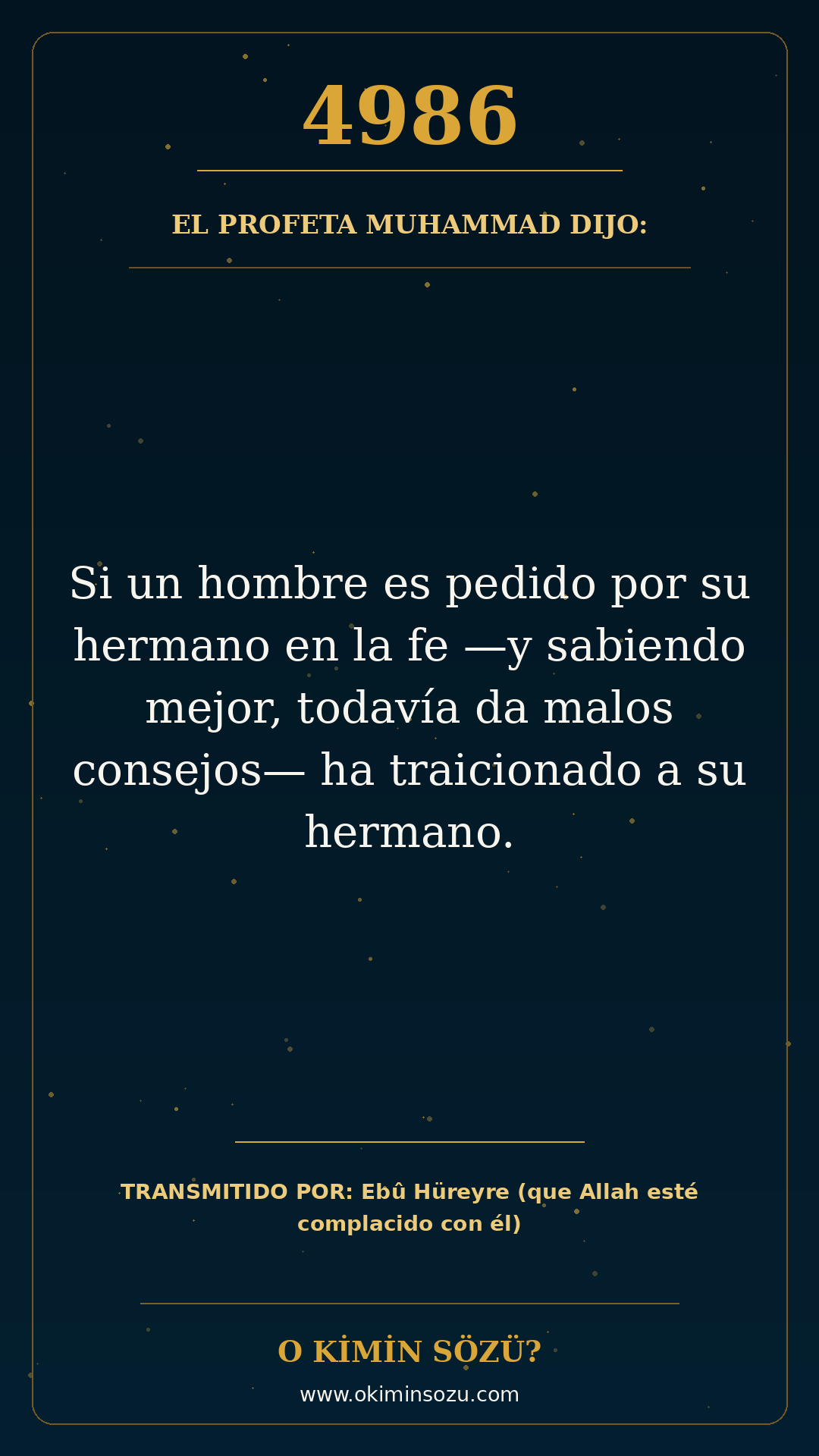 hadis 4986 es