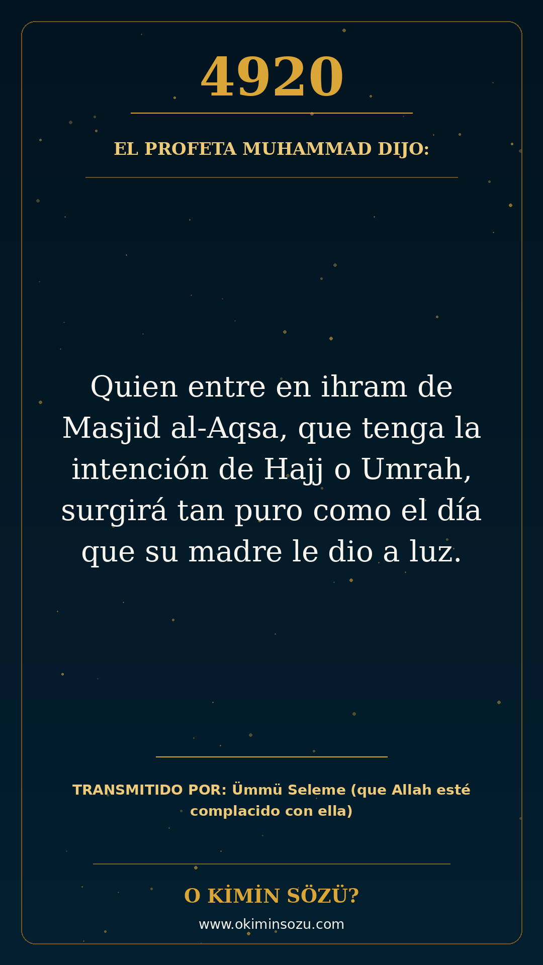 hadis 4920 es