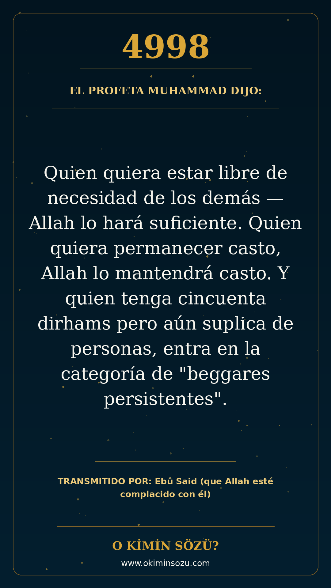 hadis 4998 es