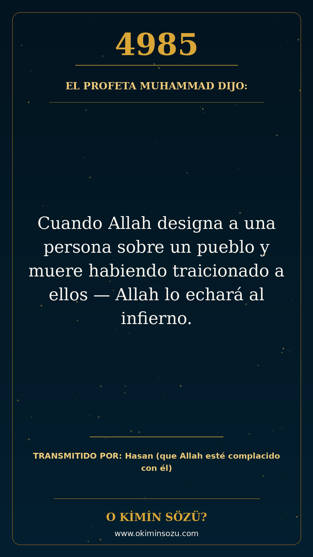hadis 4985 es