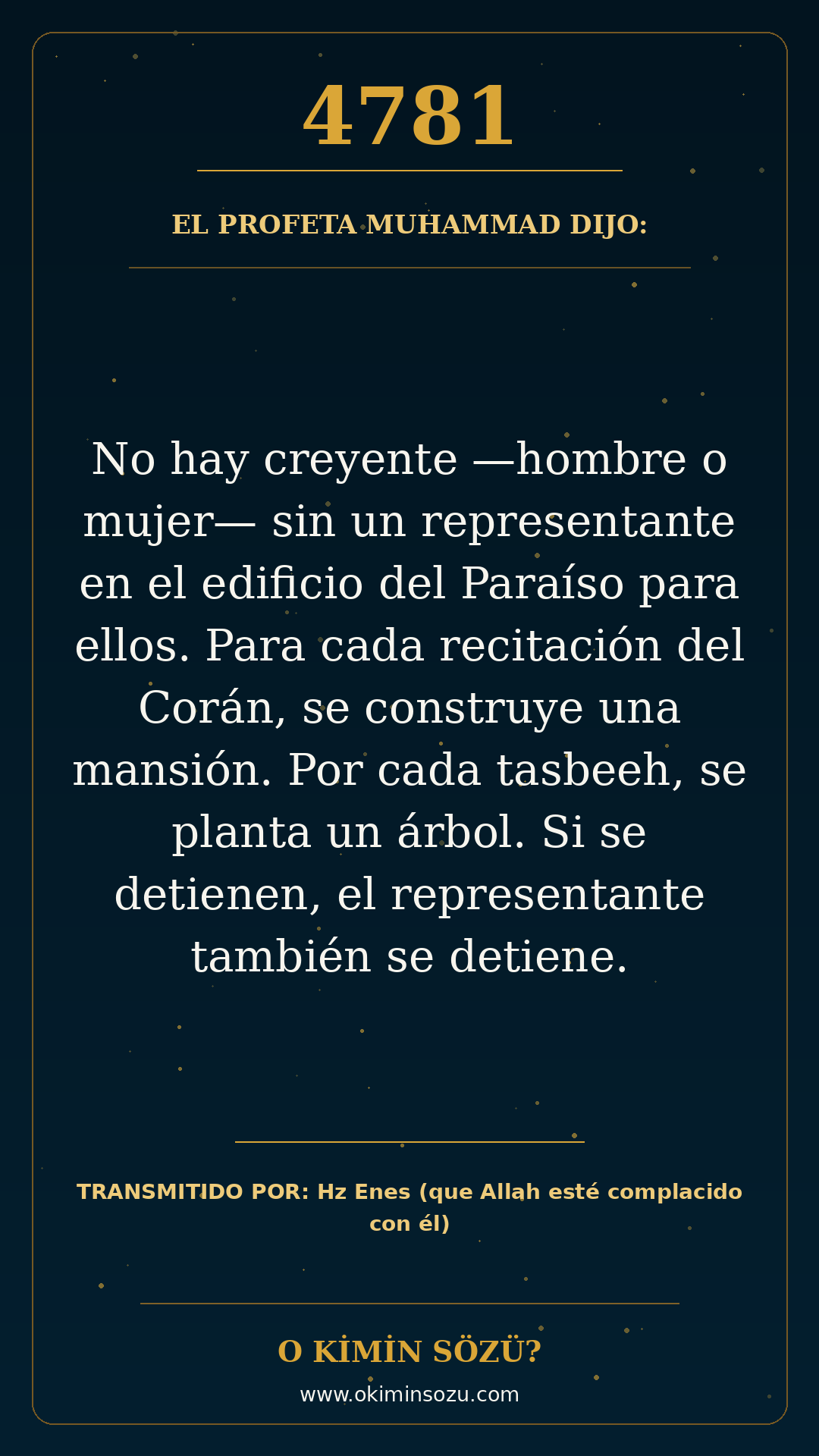 hadis 4781 es