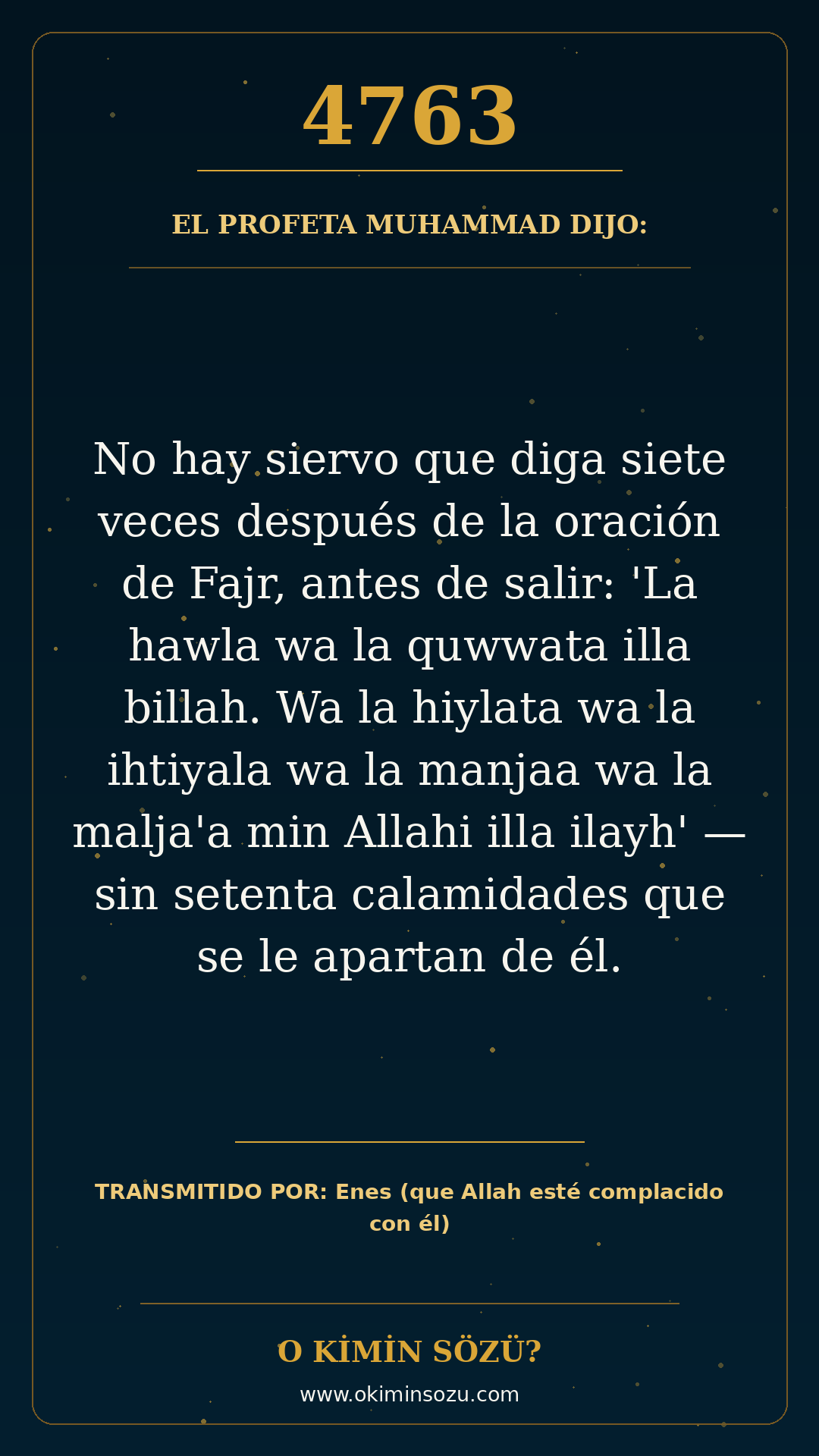 hadis 4763 es