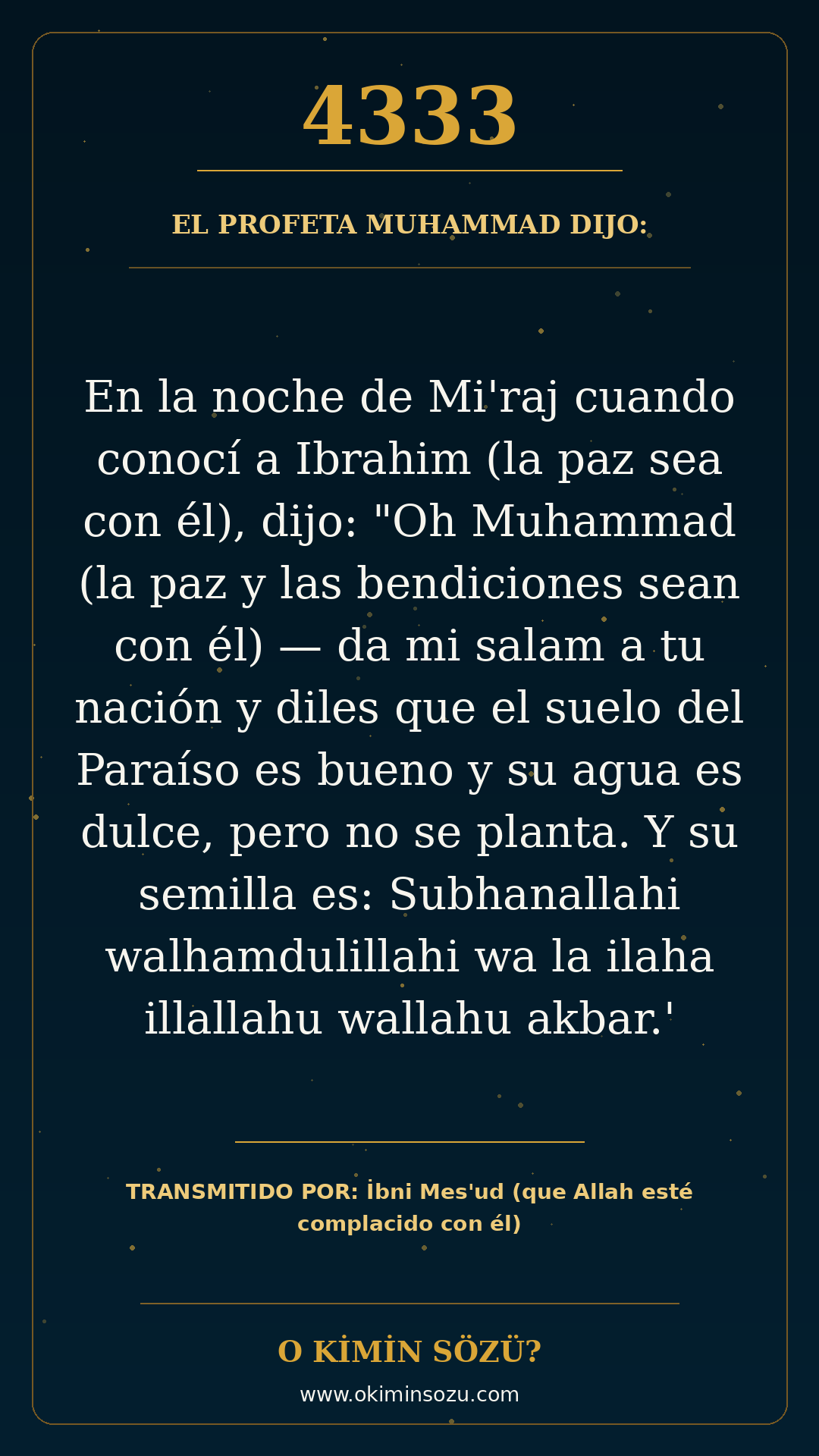 hadis 4333 es