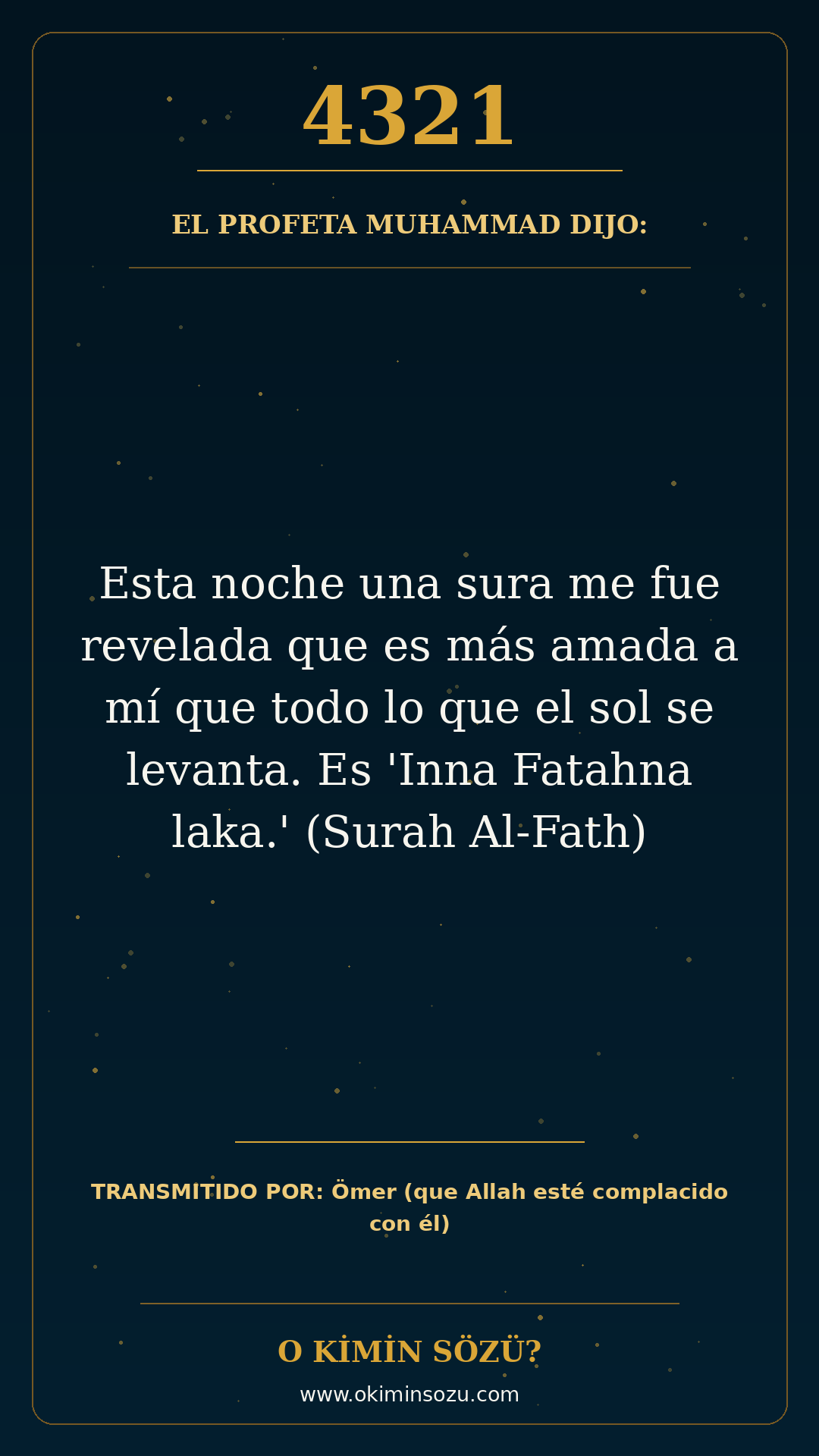 hadis 4321 es