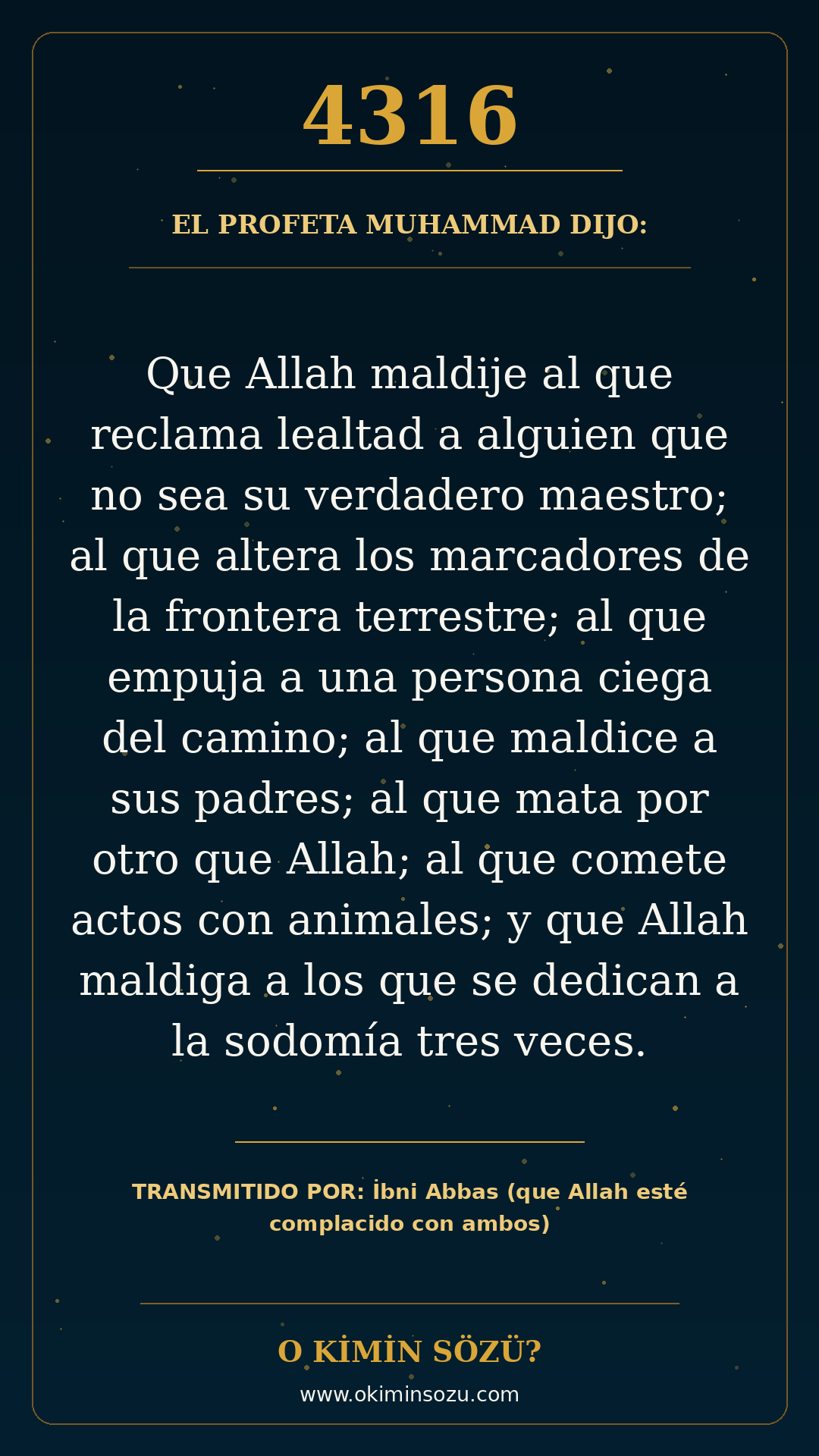 hadis 4316 es