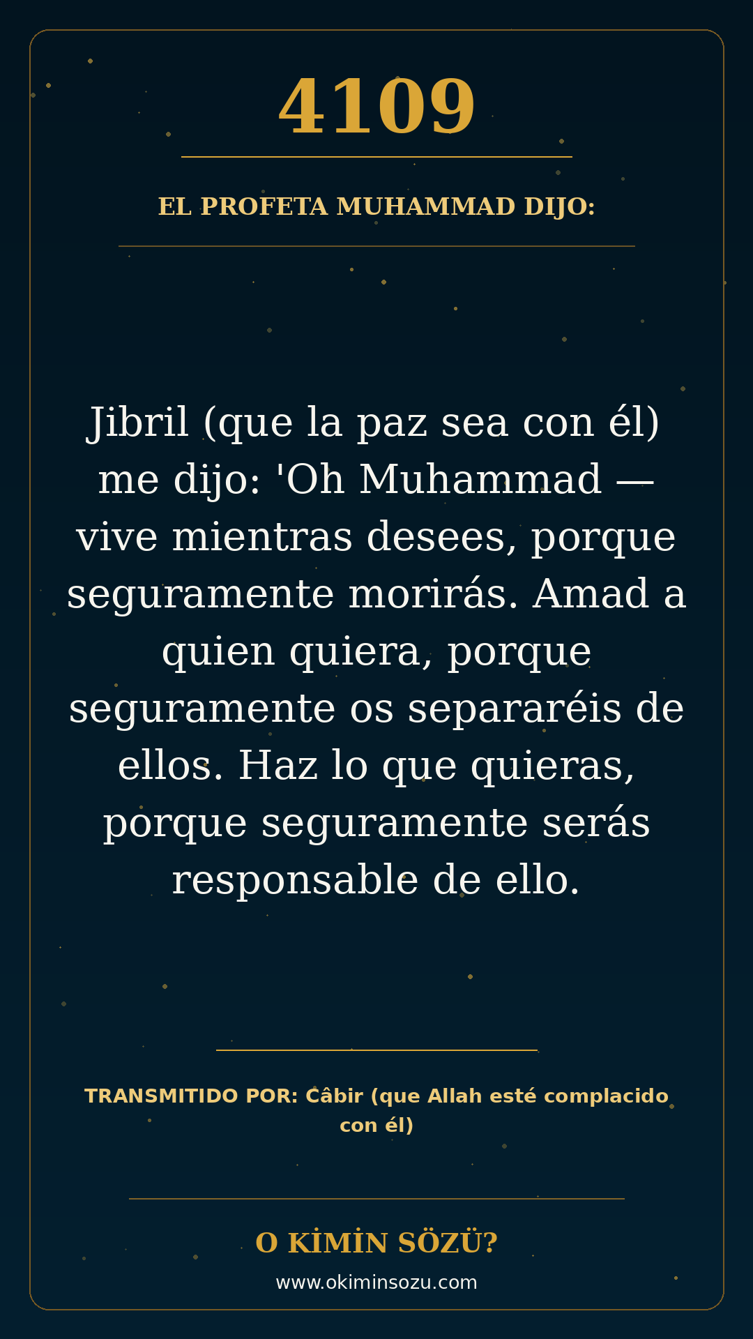 hadis 4109 es