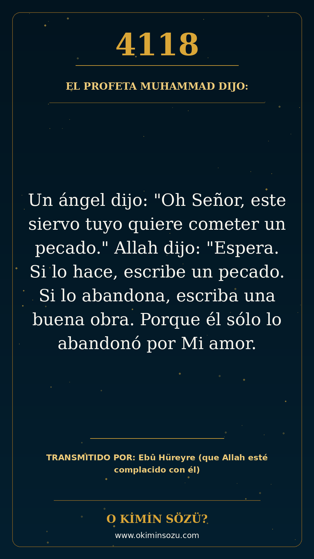 hadis 4118 es