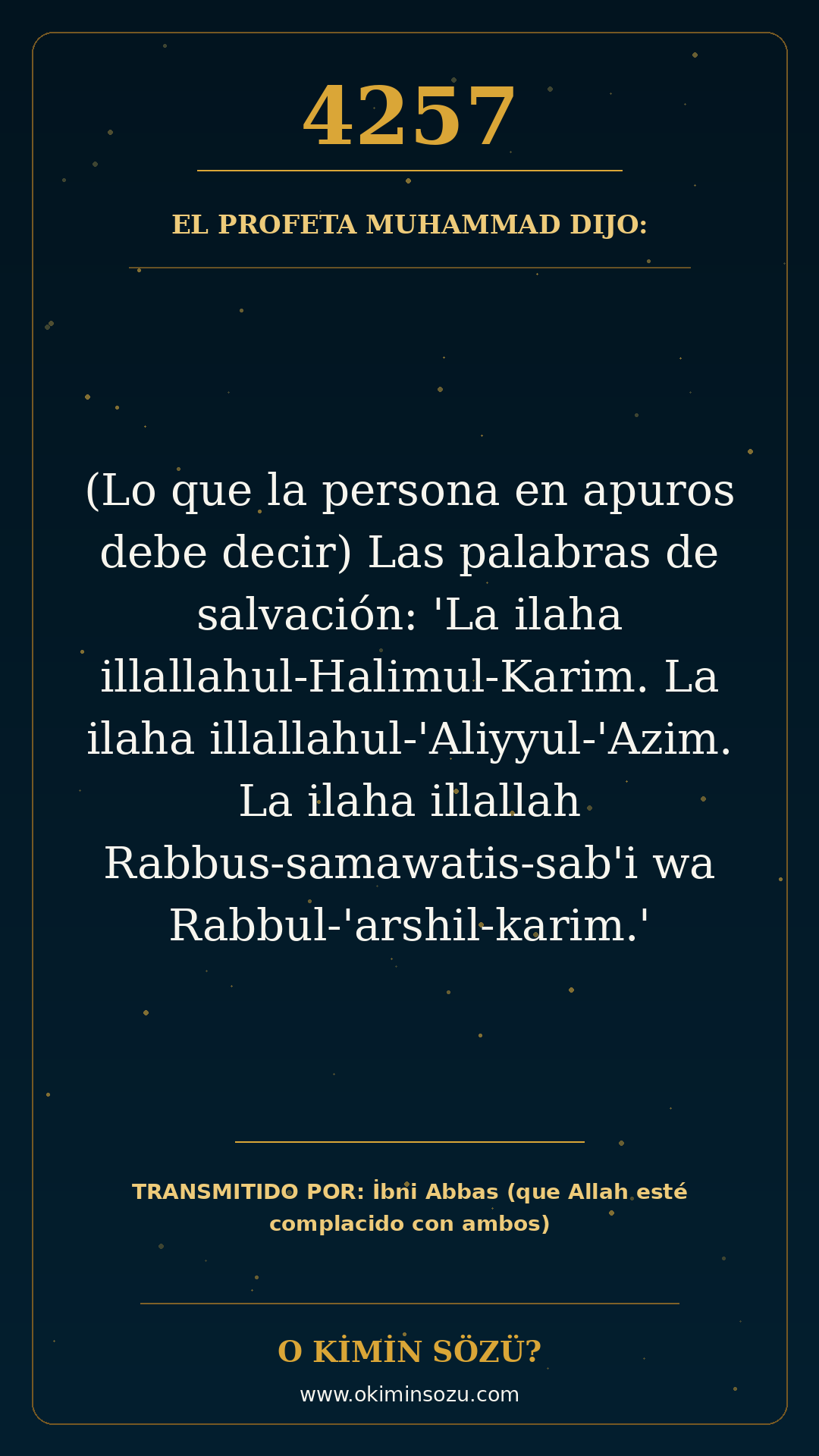 hadis 4257 es