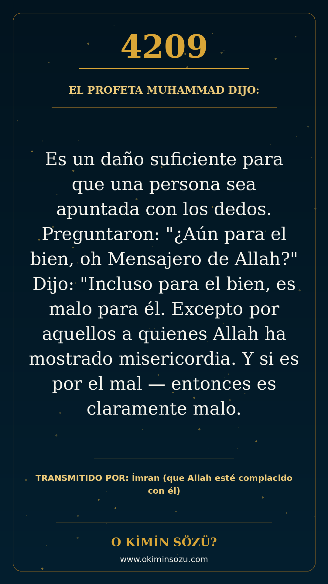 hadis 4209 es