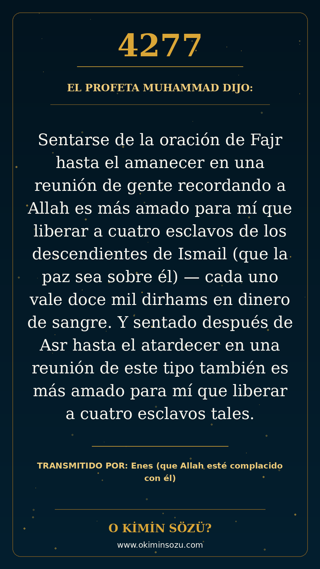 hadis 4277 es