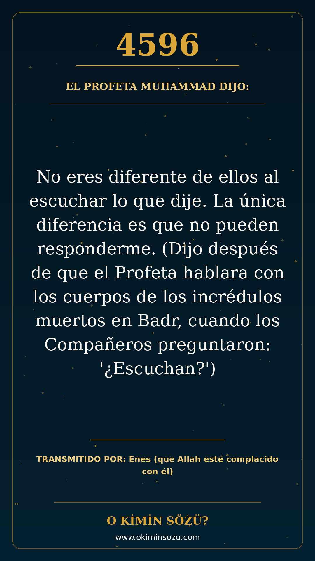hadis 4596 es