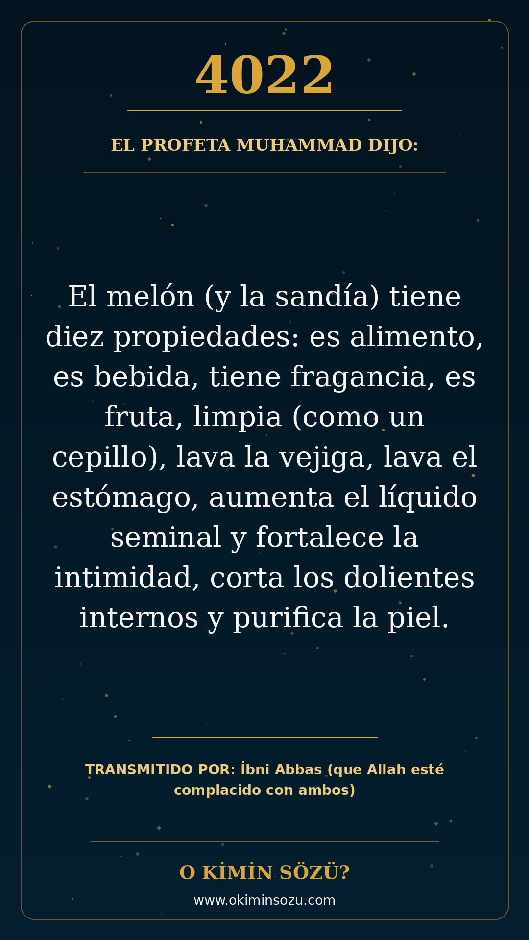 hadis 4022 es