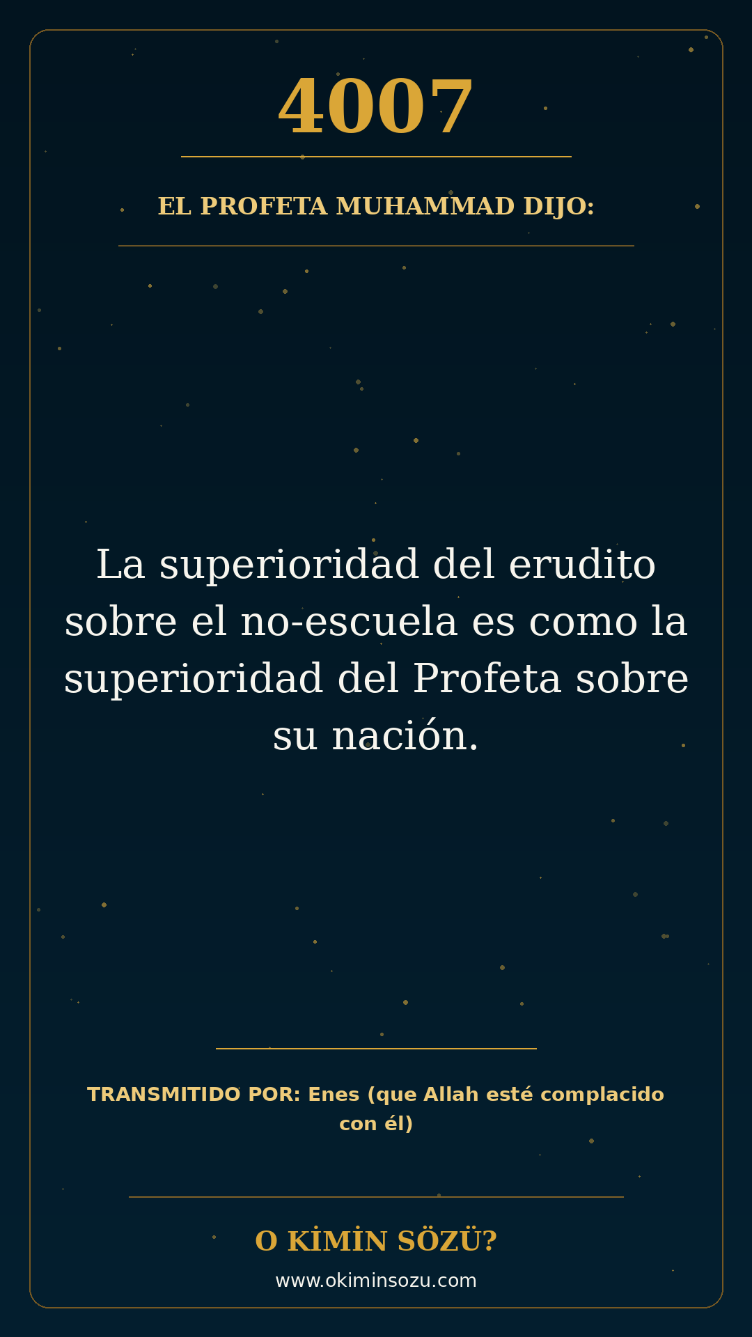 hadis 4007 es