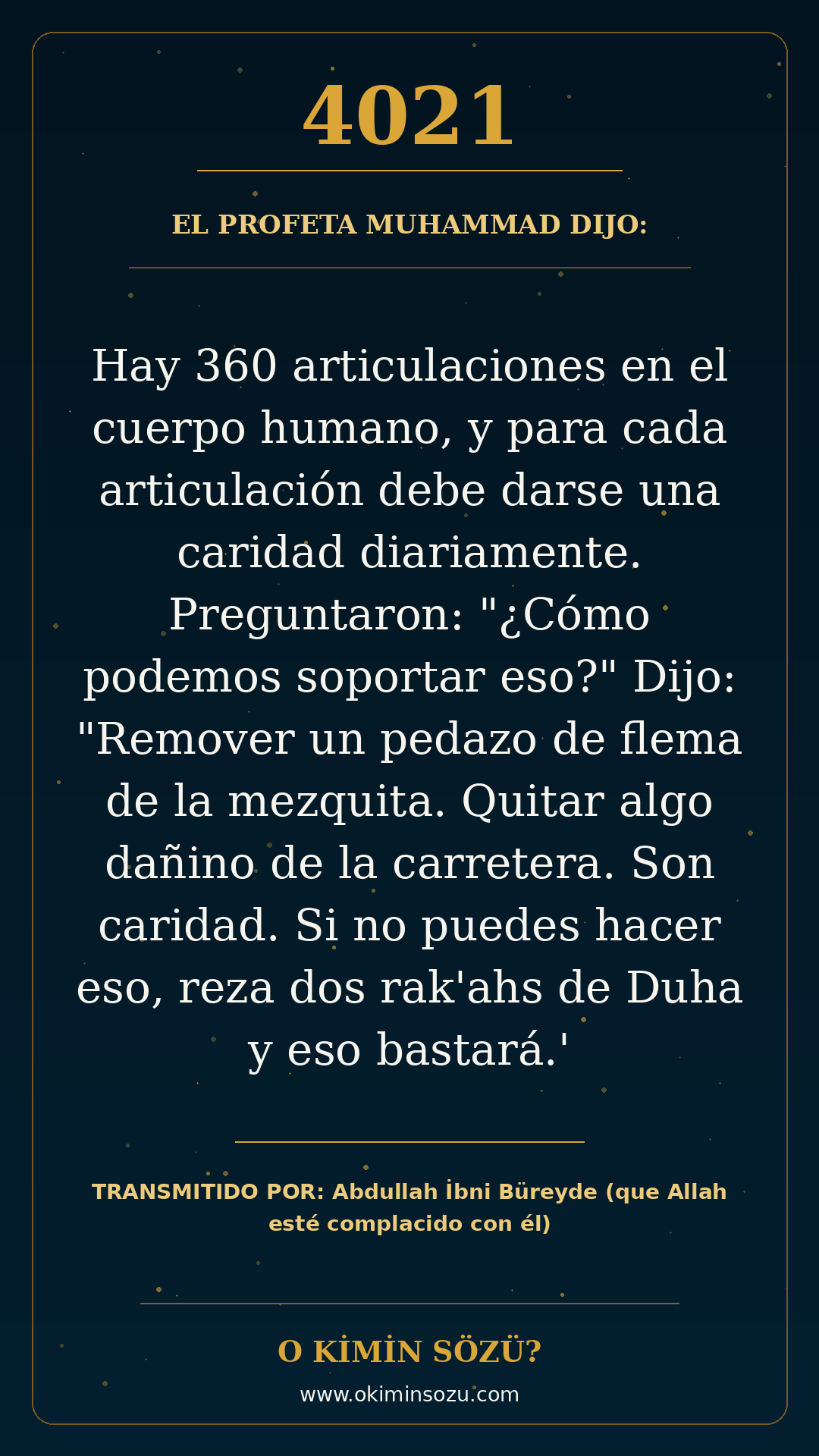 hadis 4021 es