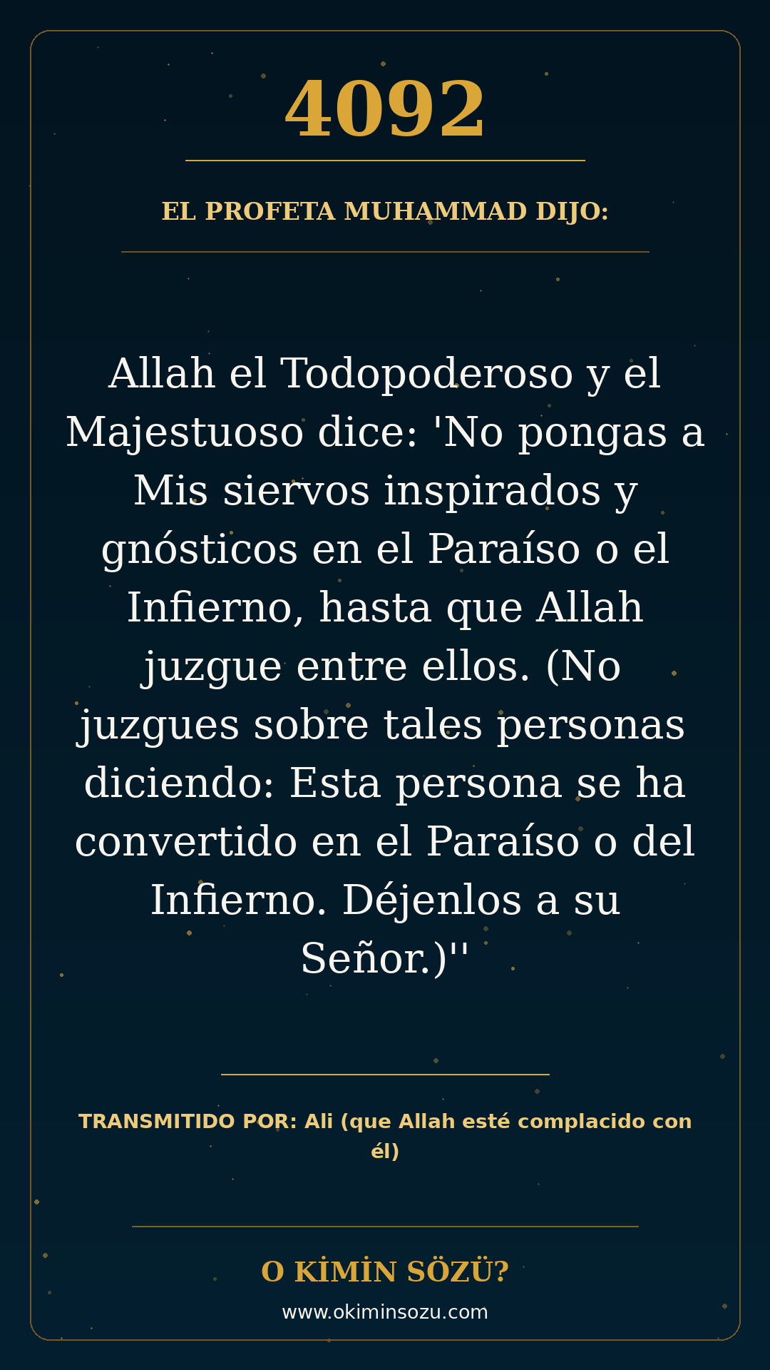 hadis 4092 es