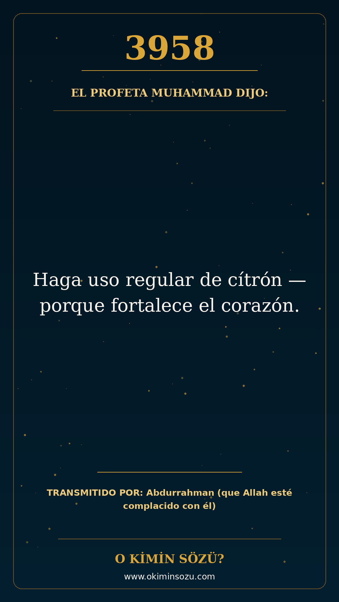 hadis 3958 es
