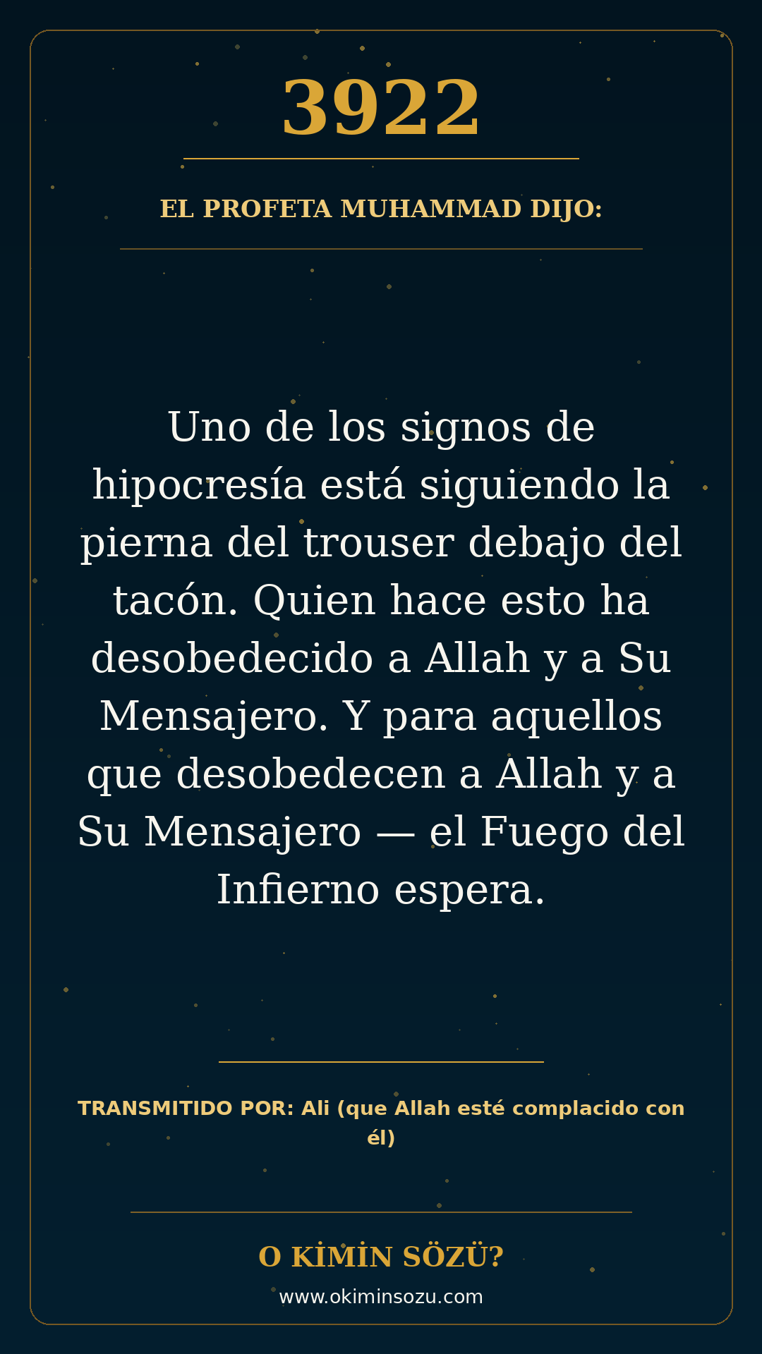 hadis 3922 es