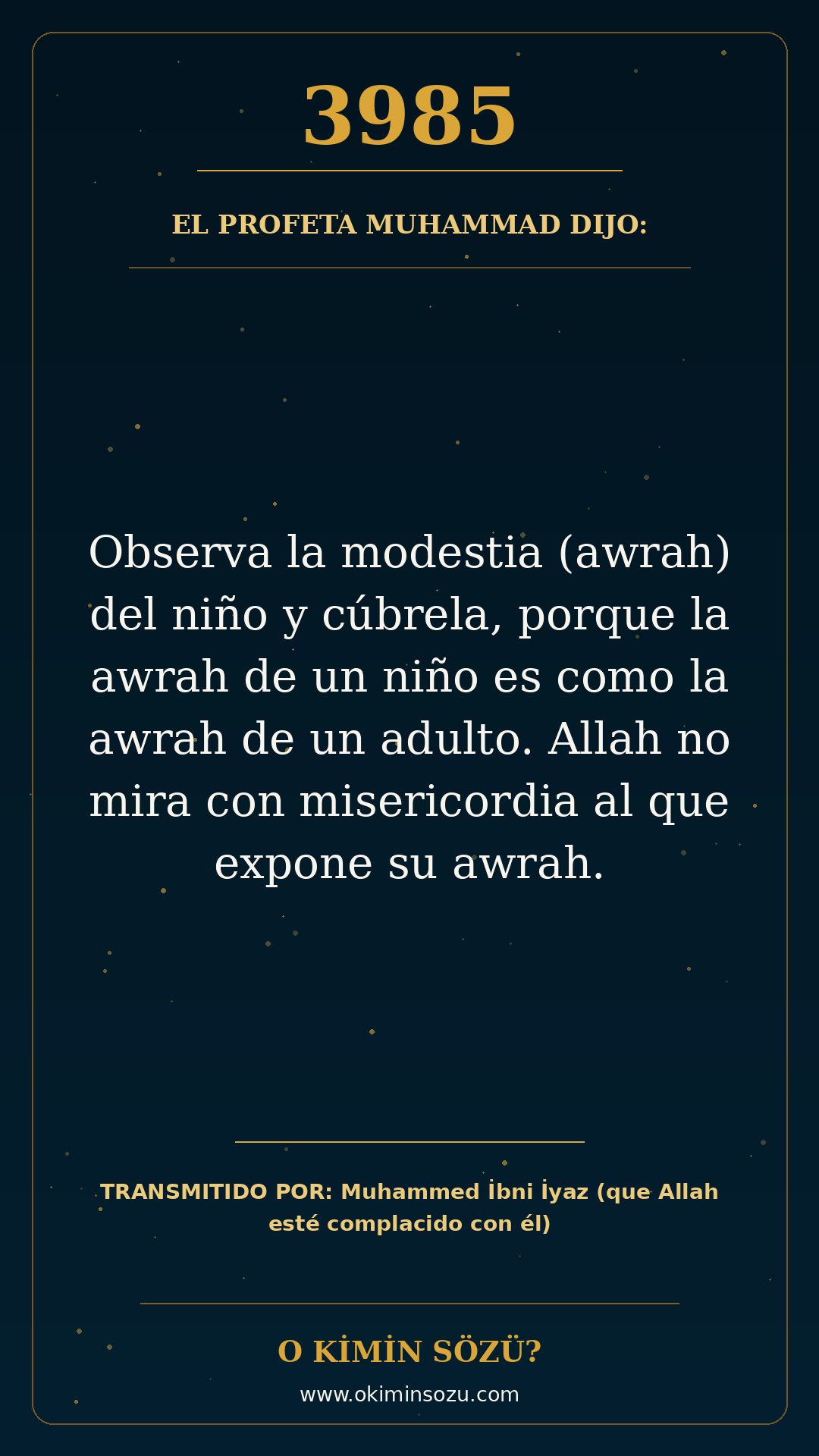 hadis 3985 es