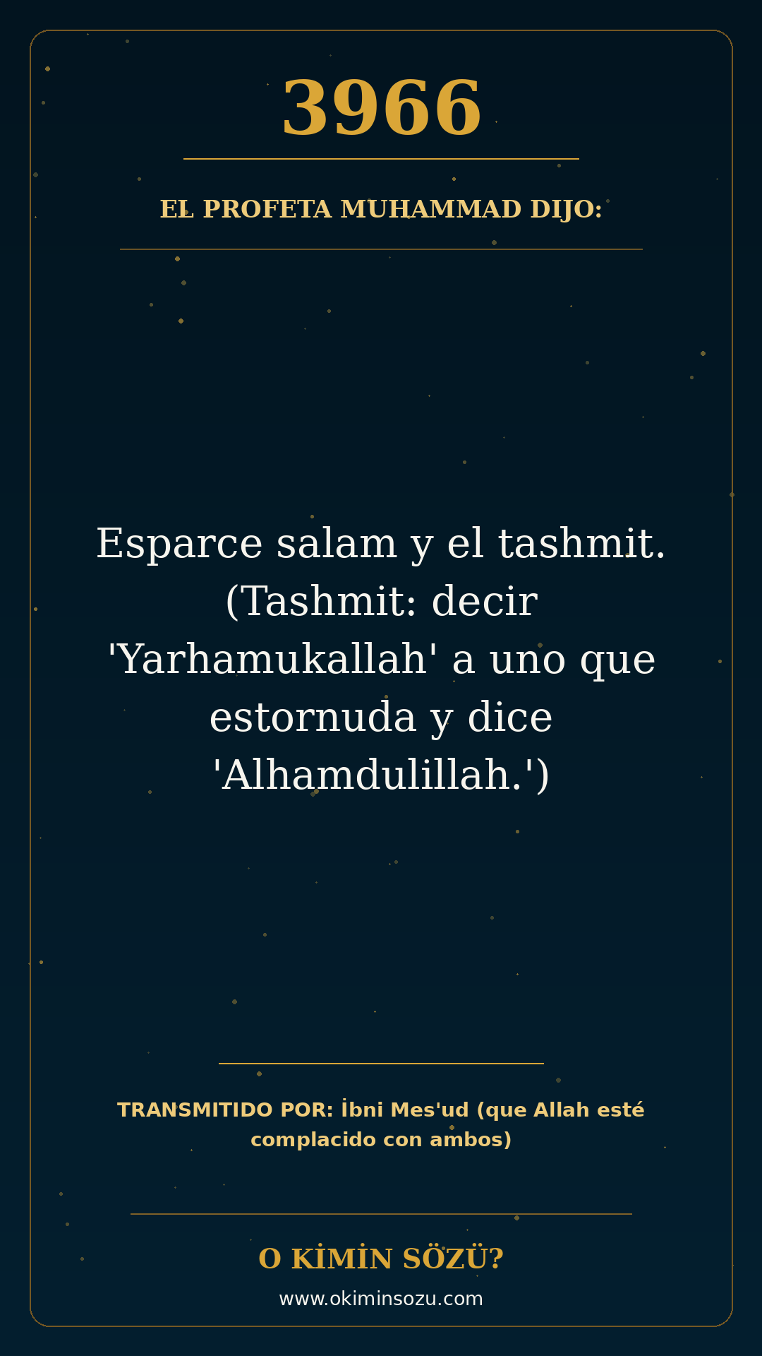 hadis 3966 es