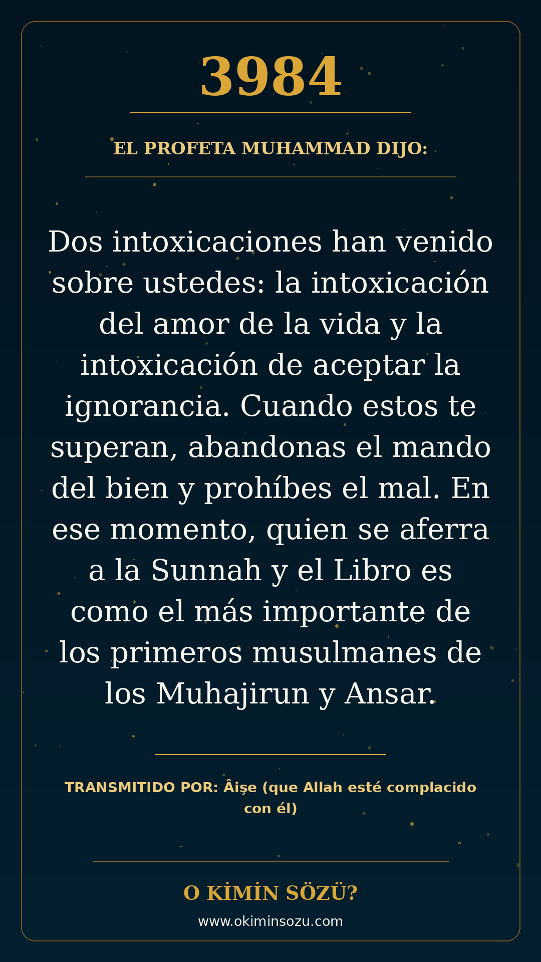 hadis 3984 es