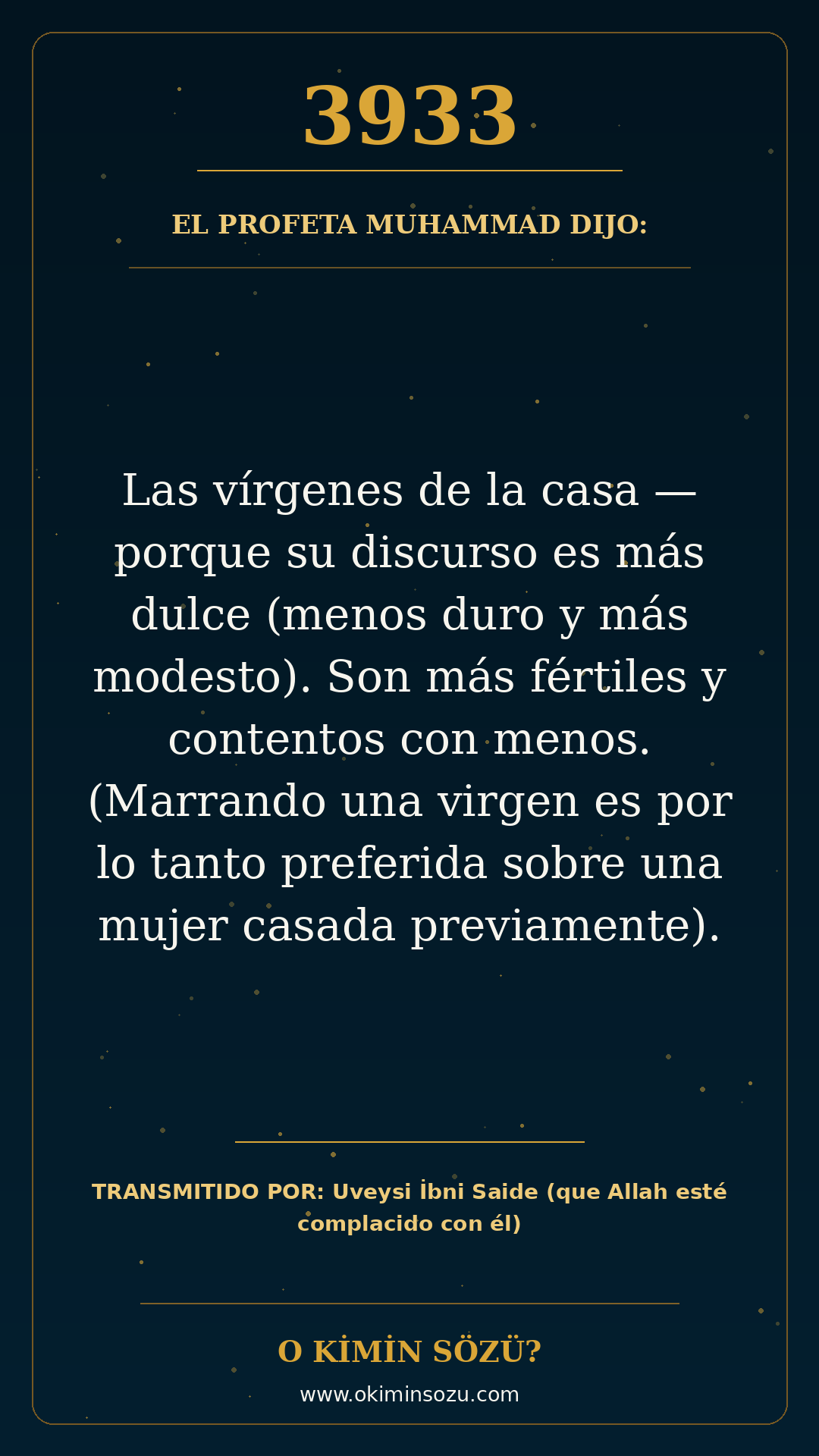 hadis 3933 es