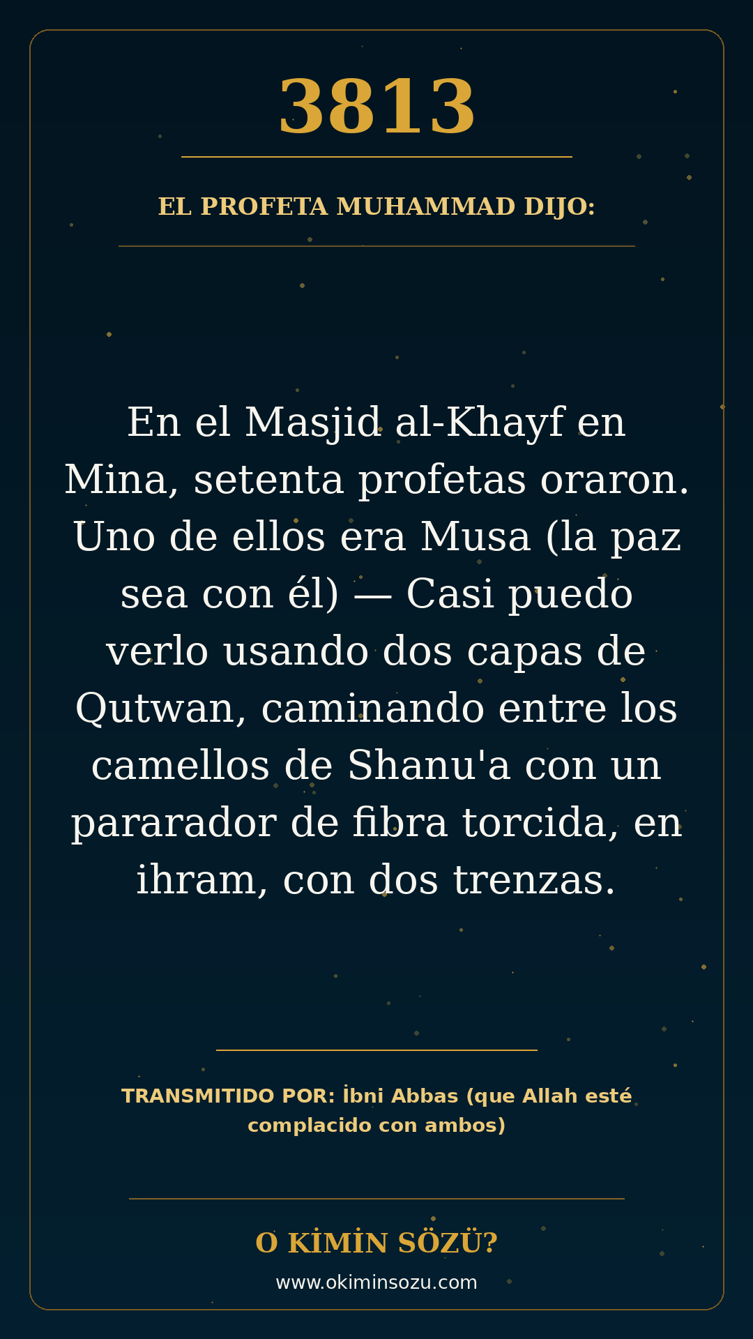 hadis 3813 es
