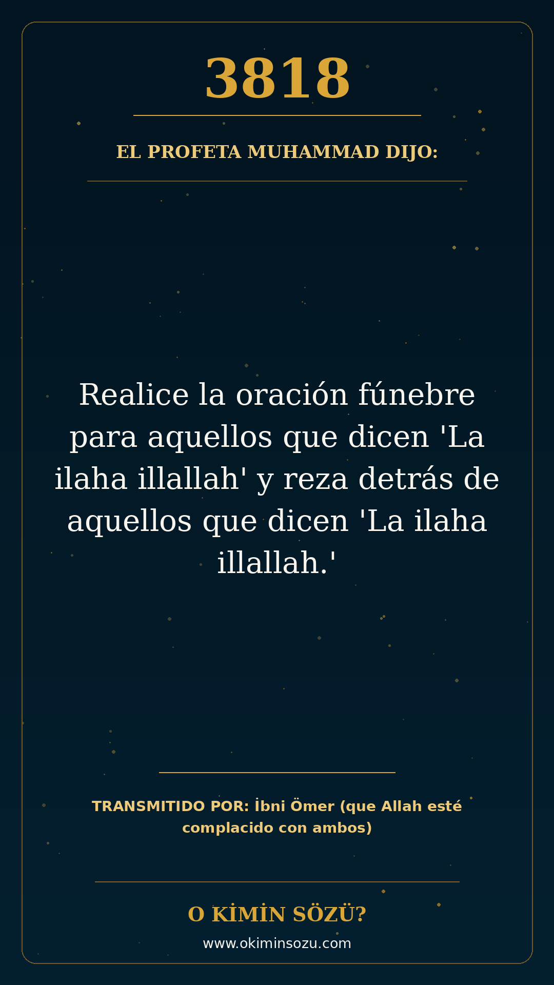 hadis 3818 es