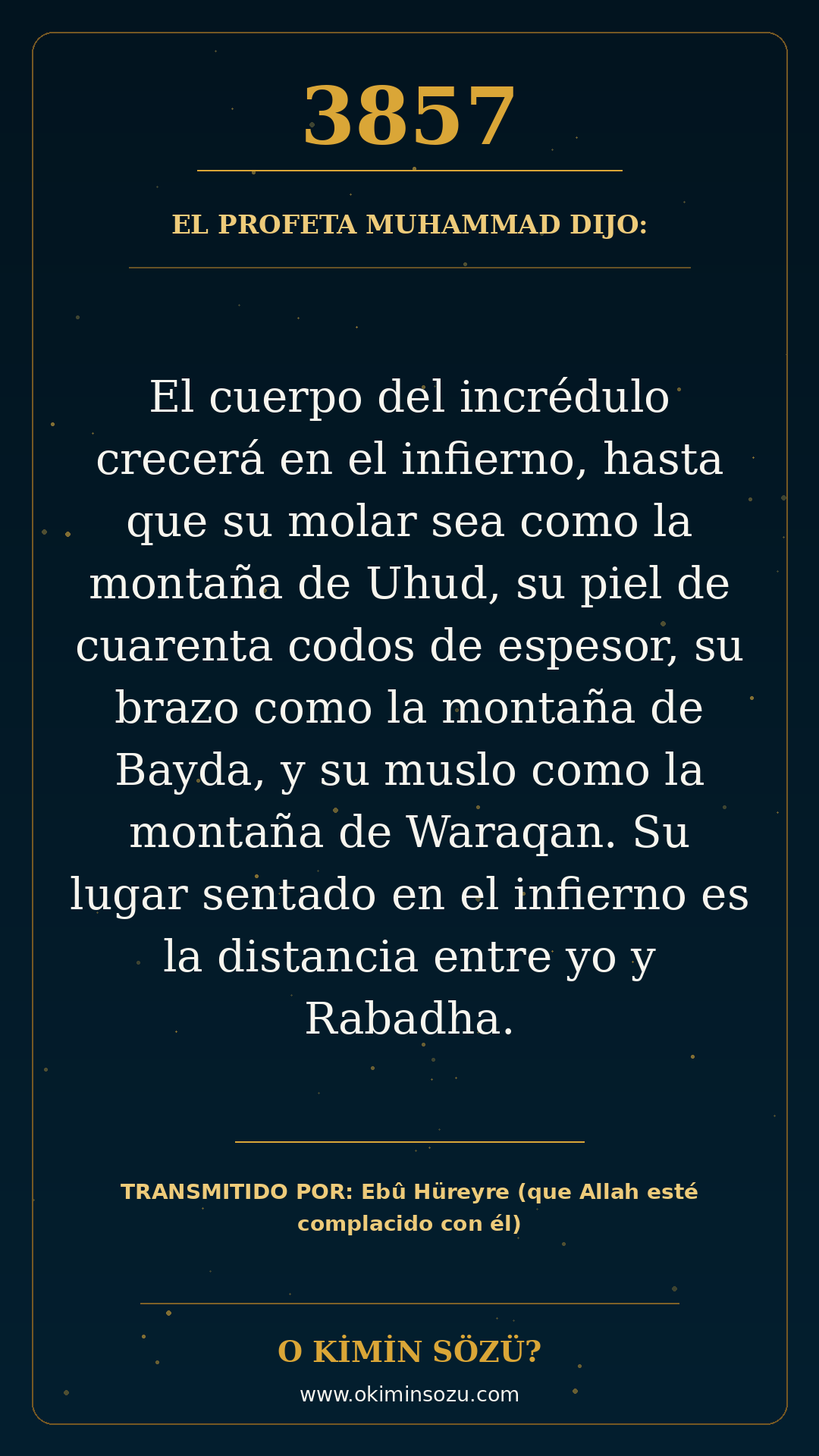 hadis 3857 es