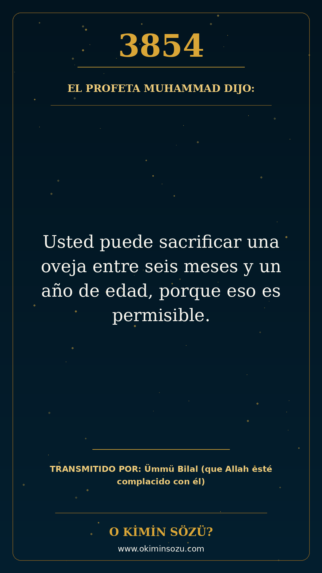 hadis 3854 es
