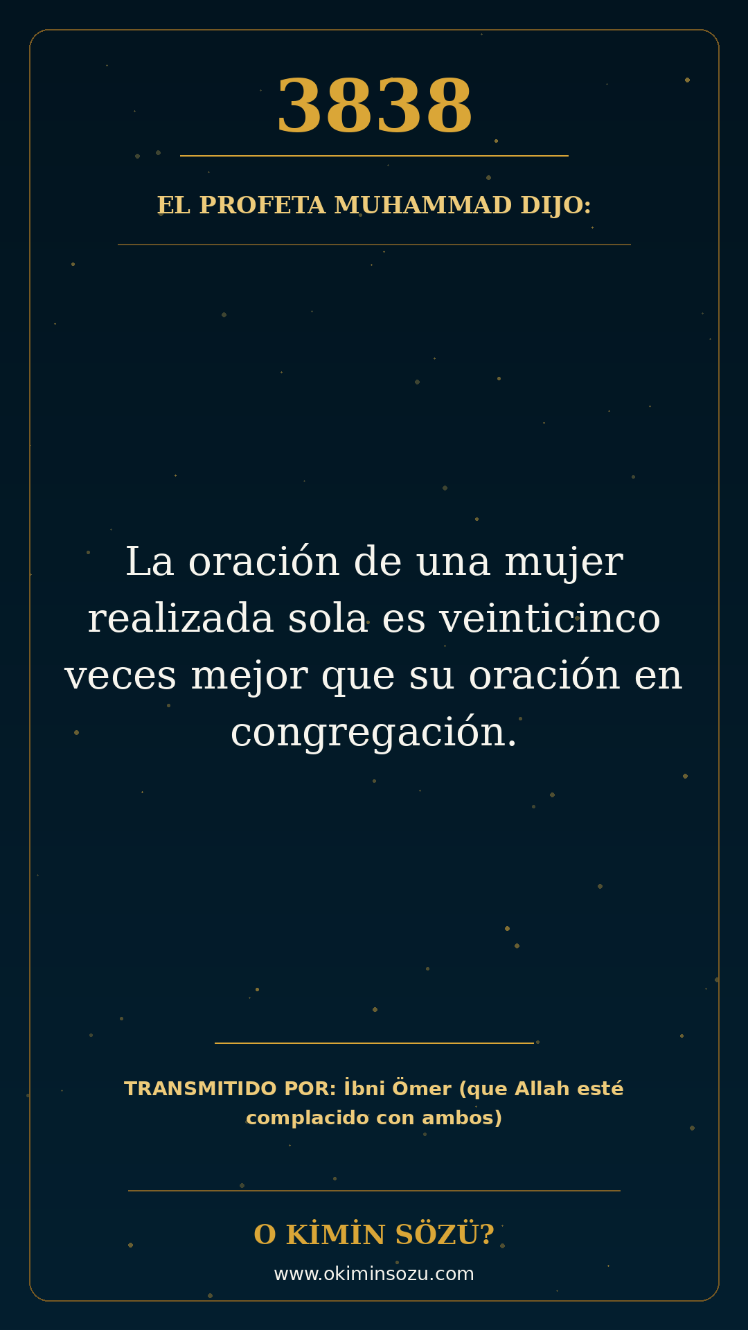 hadis 3838 es